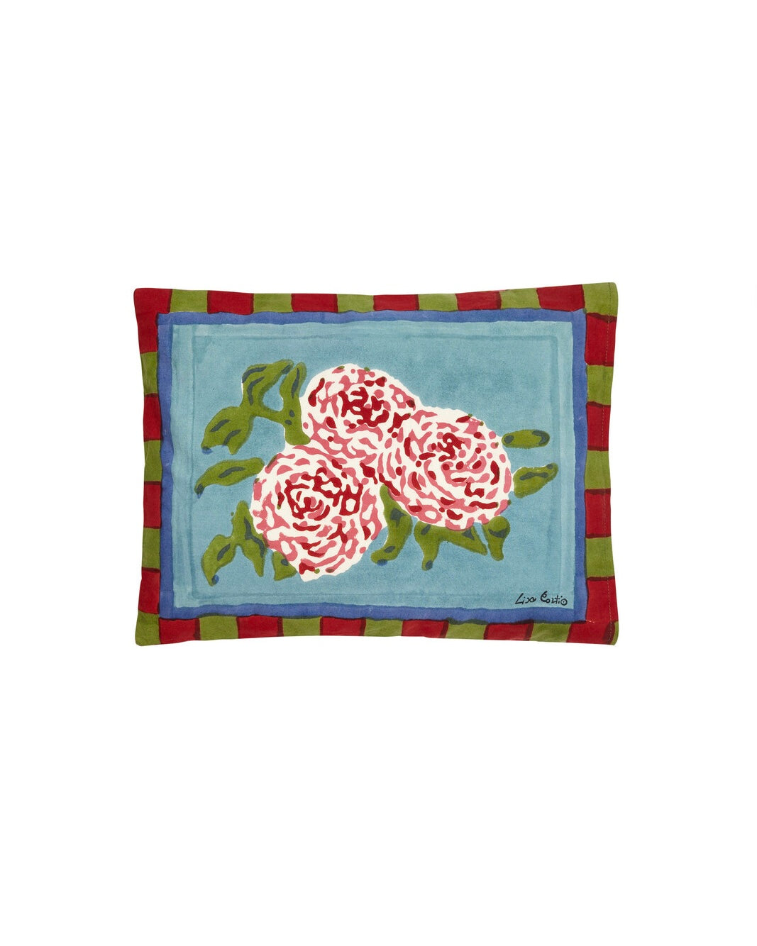 Lisa Corti Leopard Stripes Sky Pillow