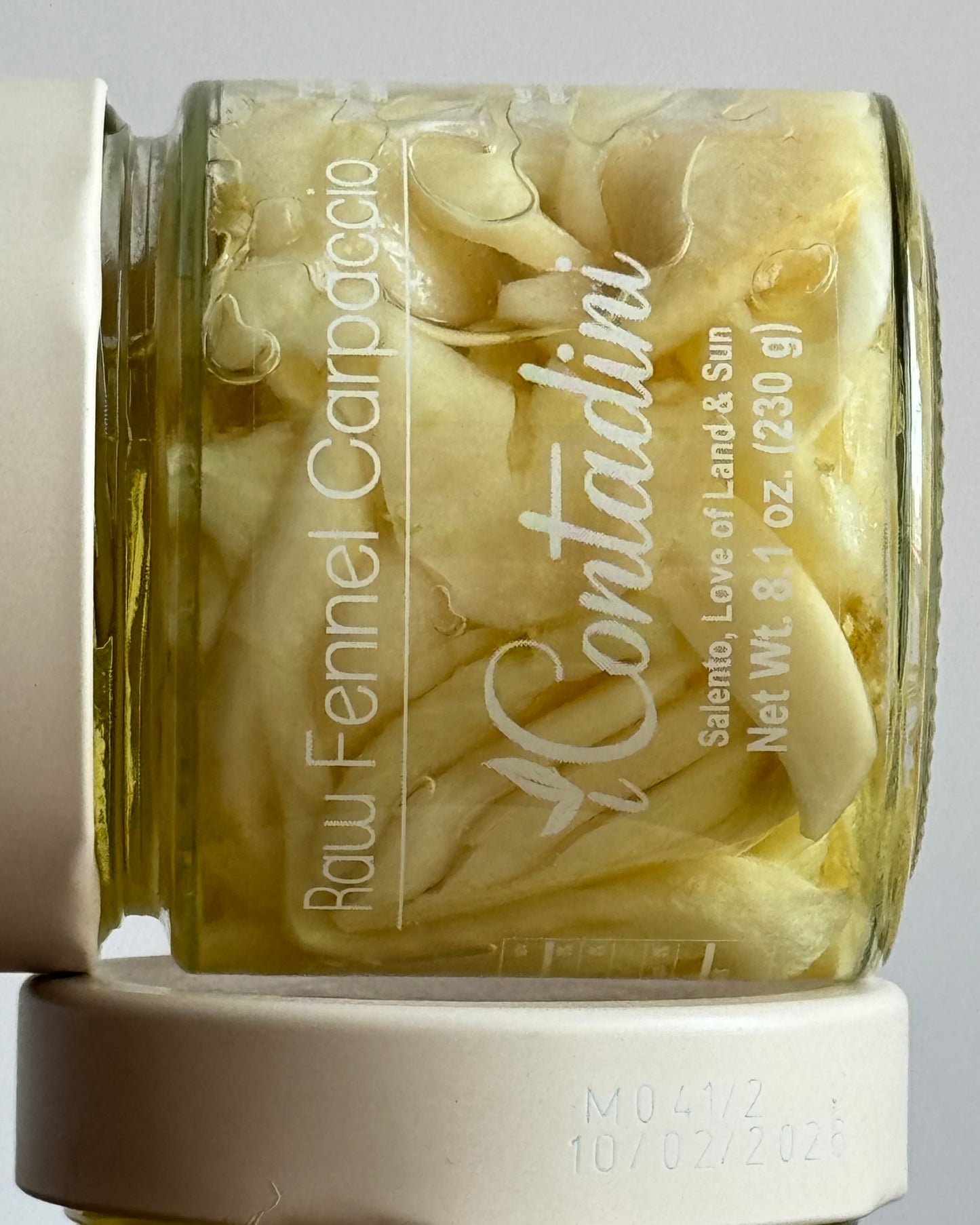 iContadini Fennel Carpaccio in Extra Virgin Olive Oil