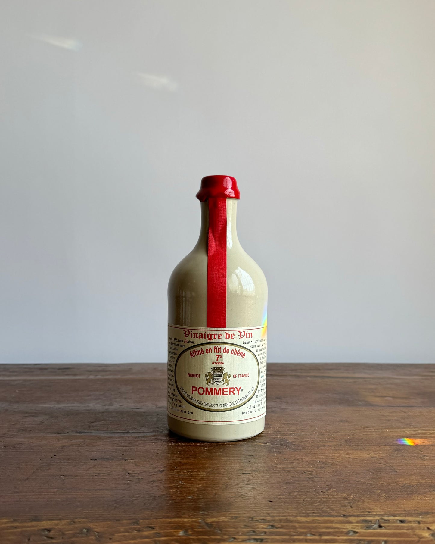 Pommery Barrel Aged Red Wine Vinegar, 50cl
