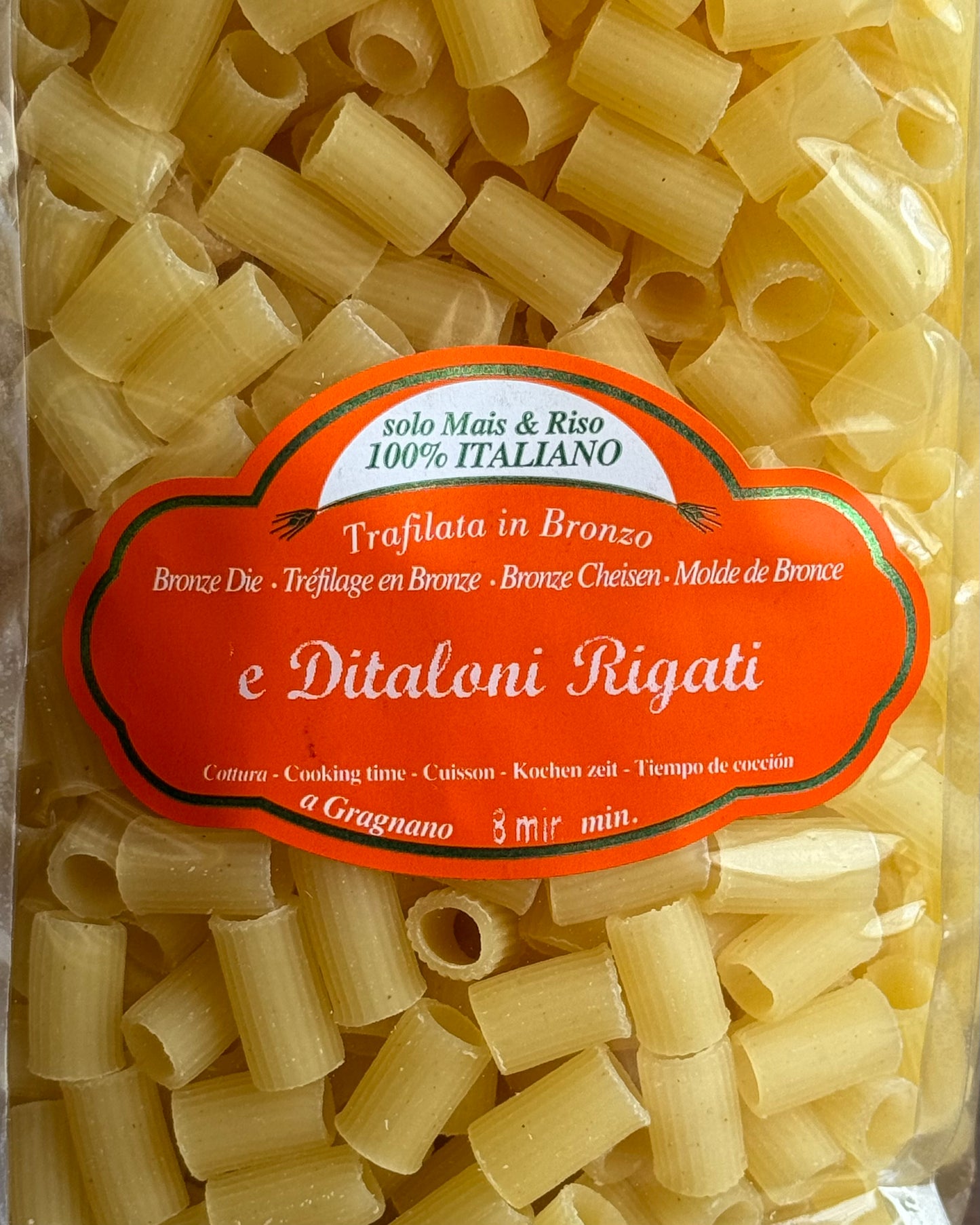 Gragnano La Fabbrica della Pasta Ditaloni Rigati (Gluten Free)