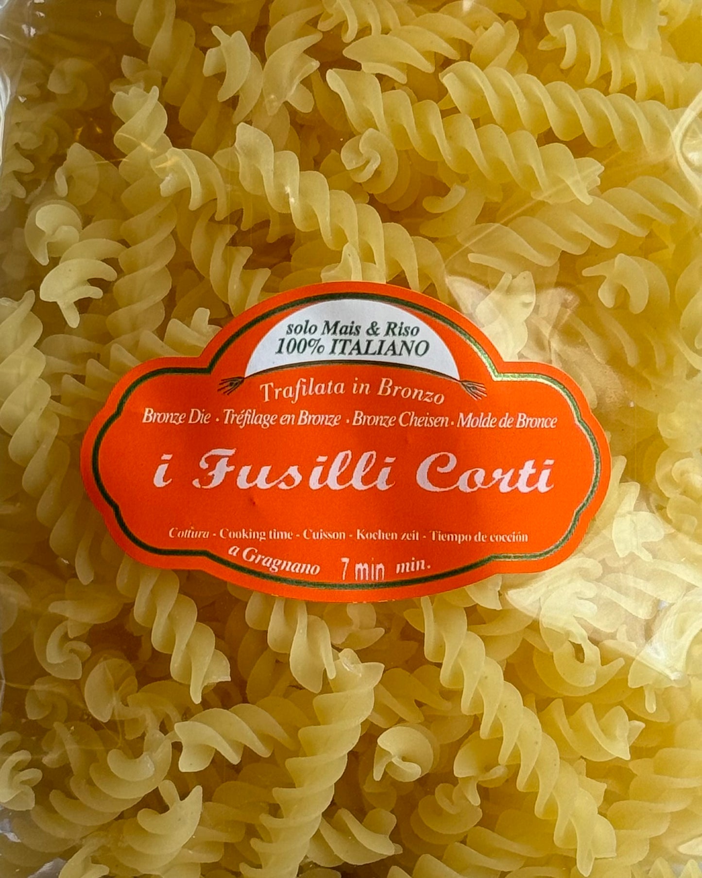 Gragnano La Fabbrica della Pasta Fusilli Corti (Gluten Free)