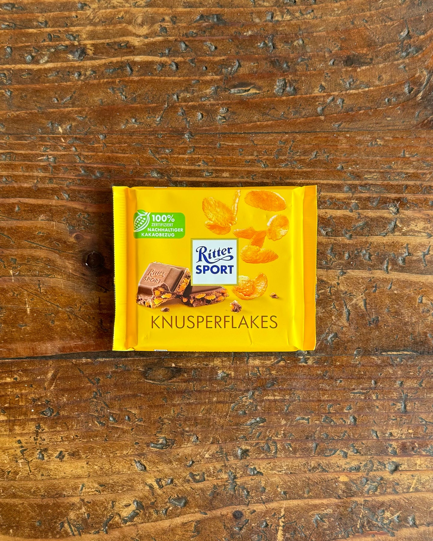 Ritter Sport Milk Chocolate with Corn Flakes