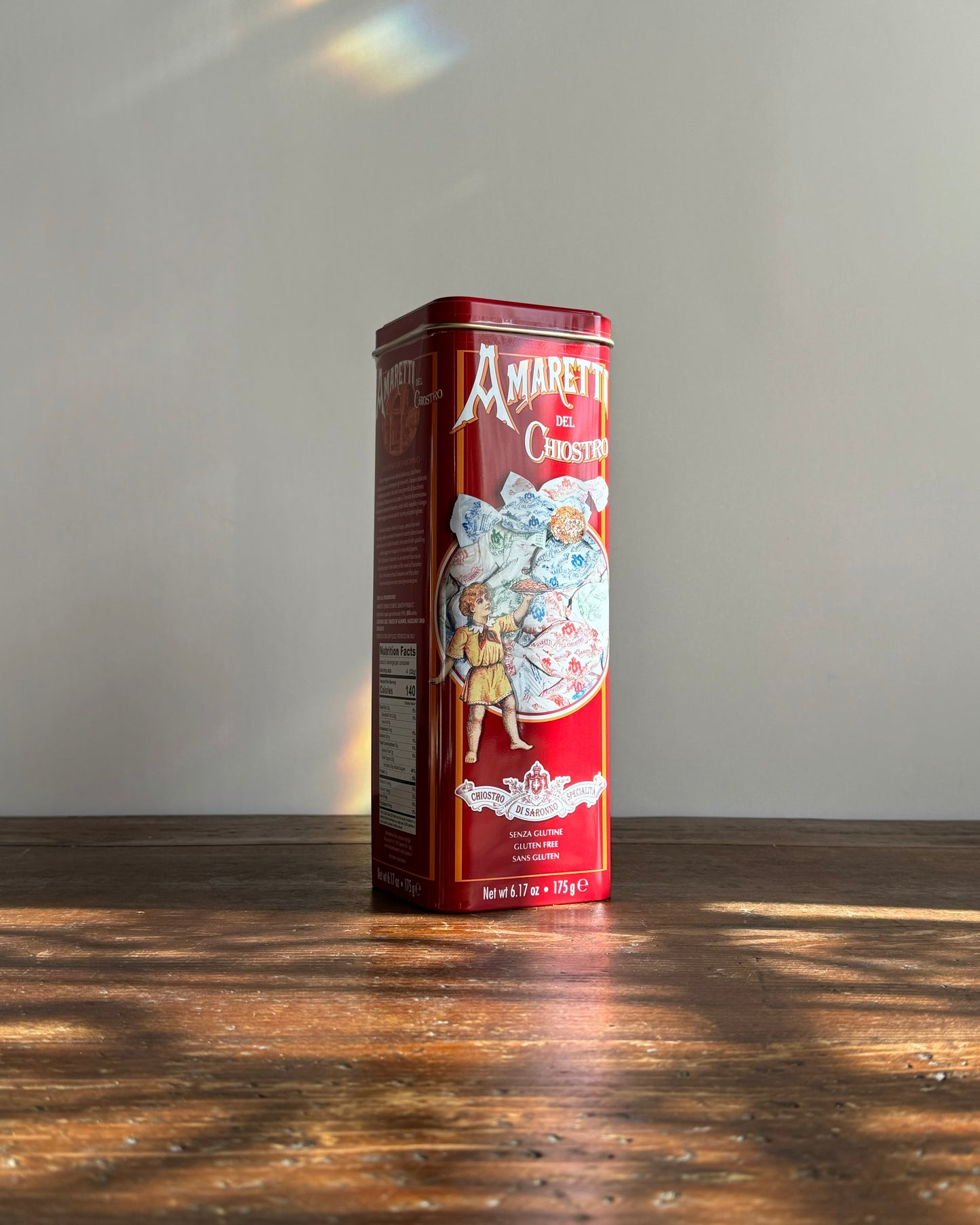 Lazzaroni Amaretti in Tower Tin (Crunchy)