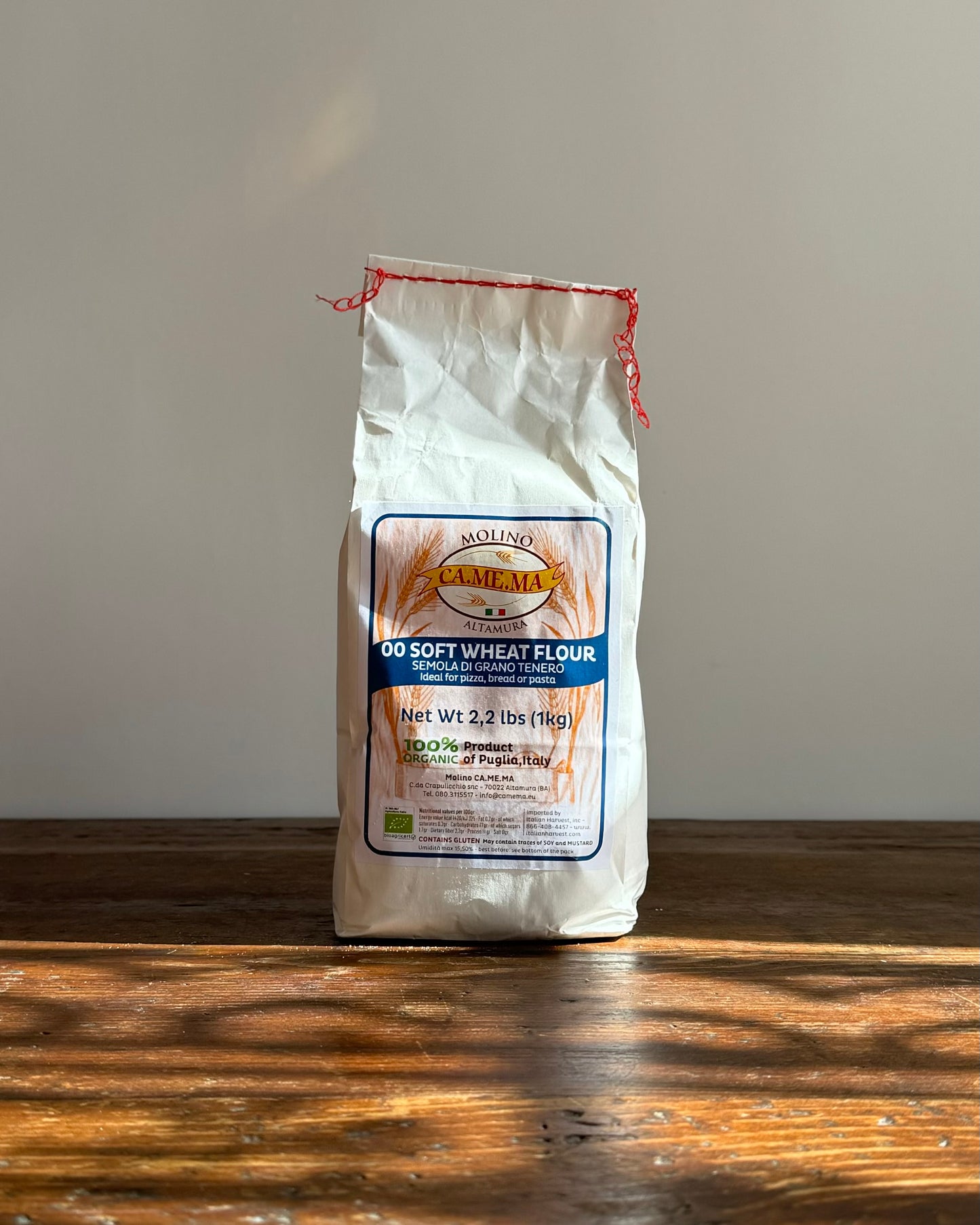 Molino Camema Organic "00" Soft Wheat Flour (Altamura IGP)