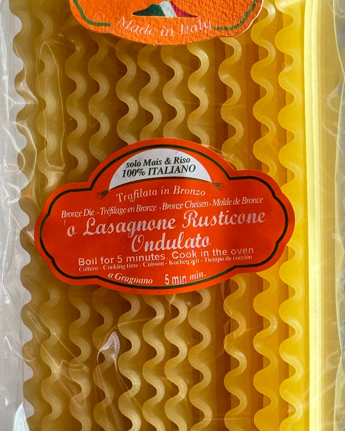 Gragnano La Fabbrica della Pasta Lasagnone Rusticone (Gluten Free)