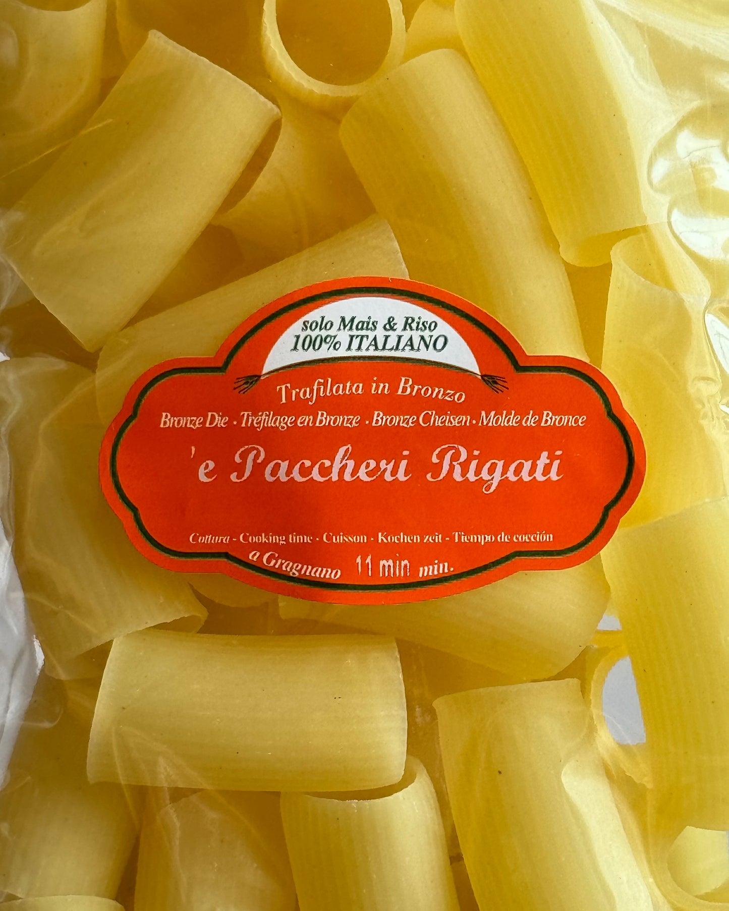 Gragnano La Fabbrica della Pasta Paccheri Lisci (Gluten Free)