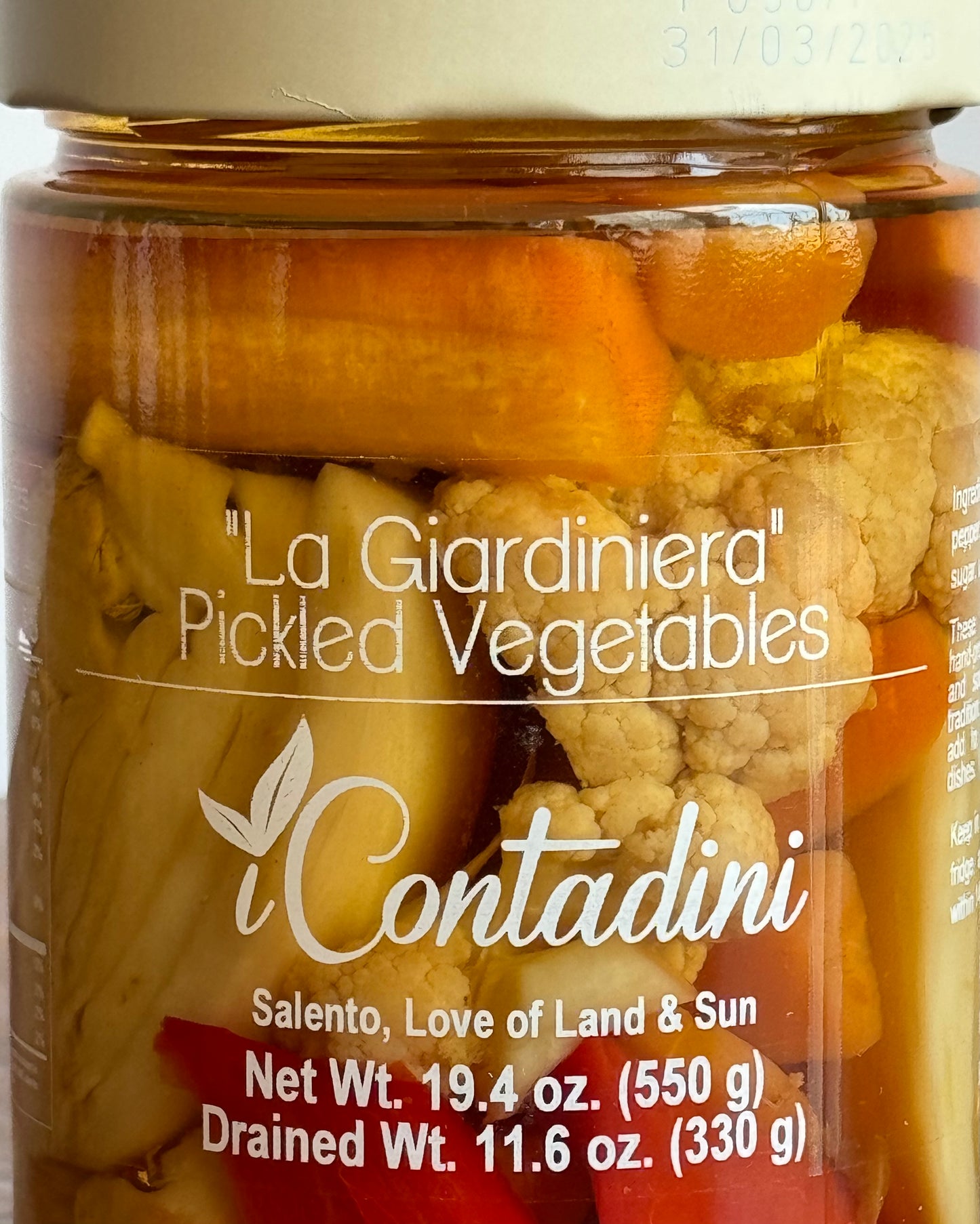 iContadini La Giardiniera Pickled Vegetable Medley