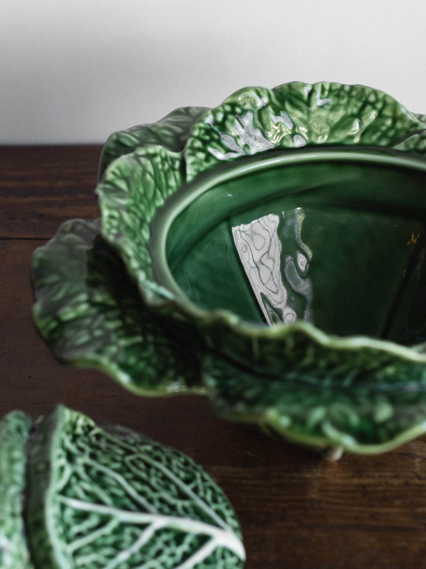 Bordallo Pinheiro Cabbage Tureen Green