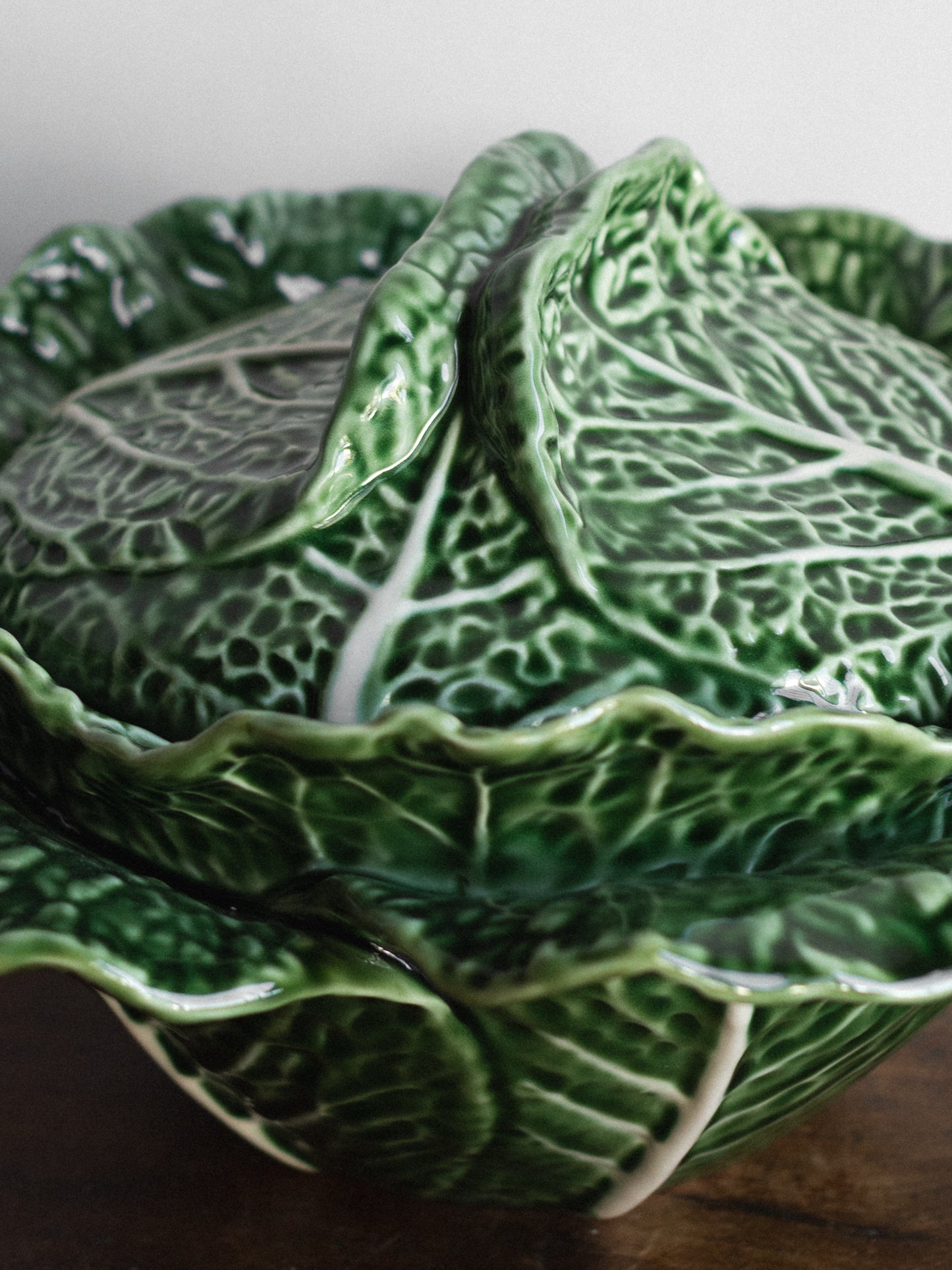 Bordallo Pinheiro Cabbage Tureen Green