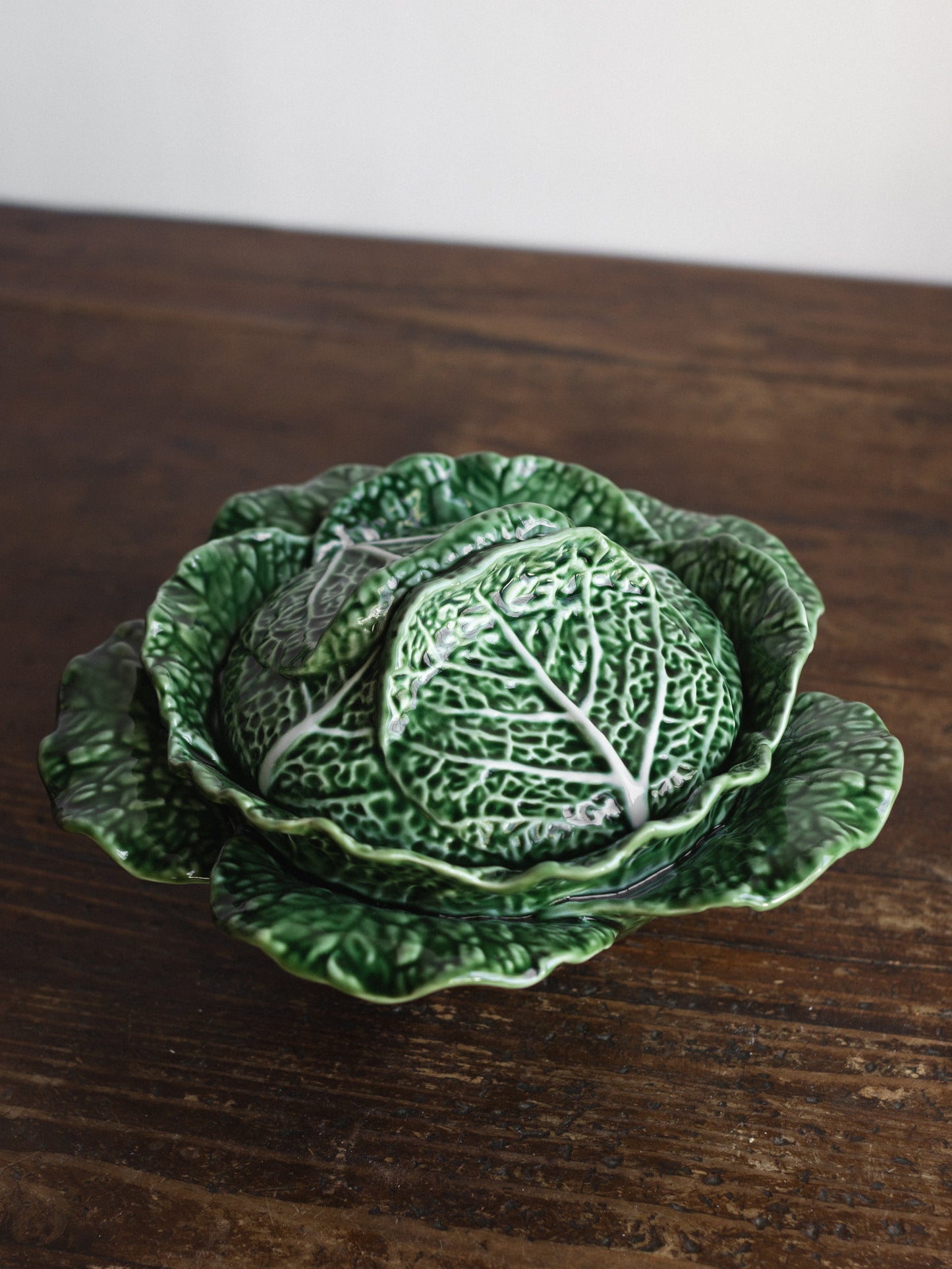 Bordallo Pinheiro Cabbage Tureen Green