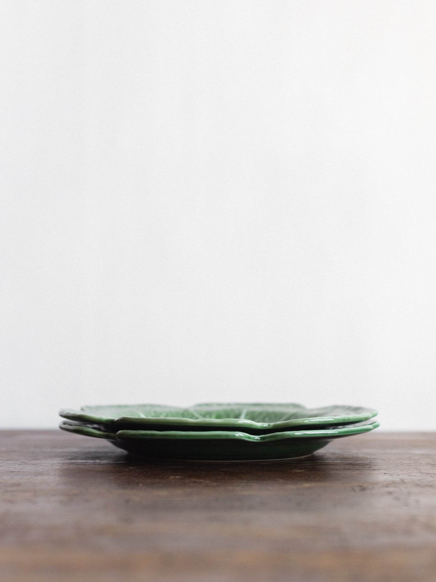 Bordallo Pinheiro Cabbage Charger Plate Green
