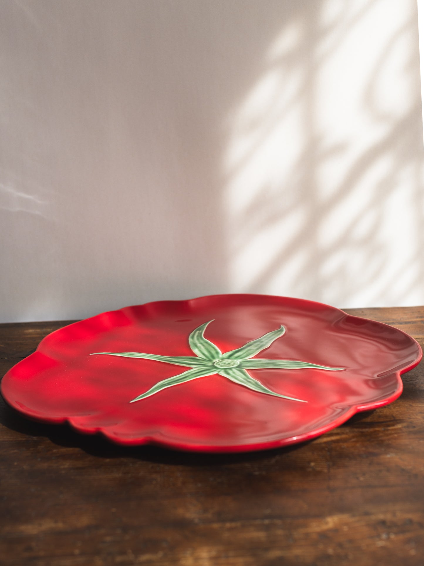Bordallo Pinheiro Tomato Pizza Plate