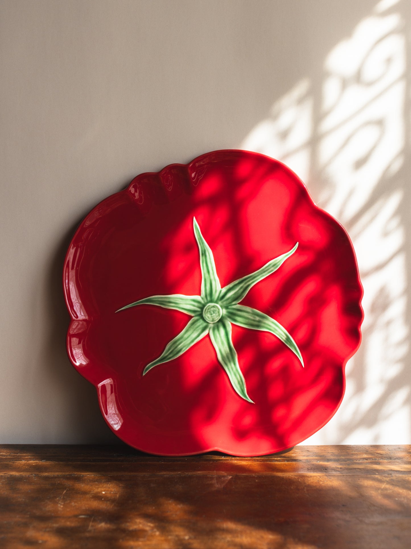 Bordallo Pinheiro Tomato Pizza Plate