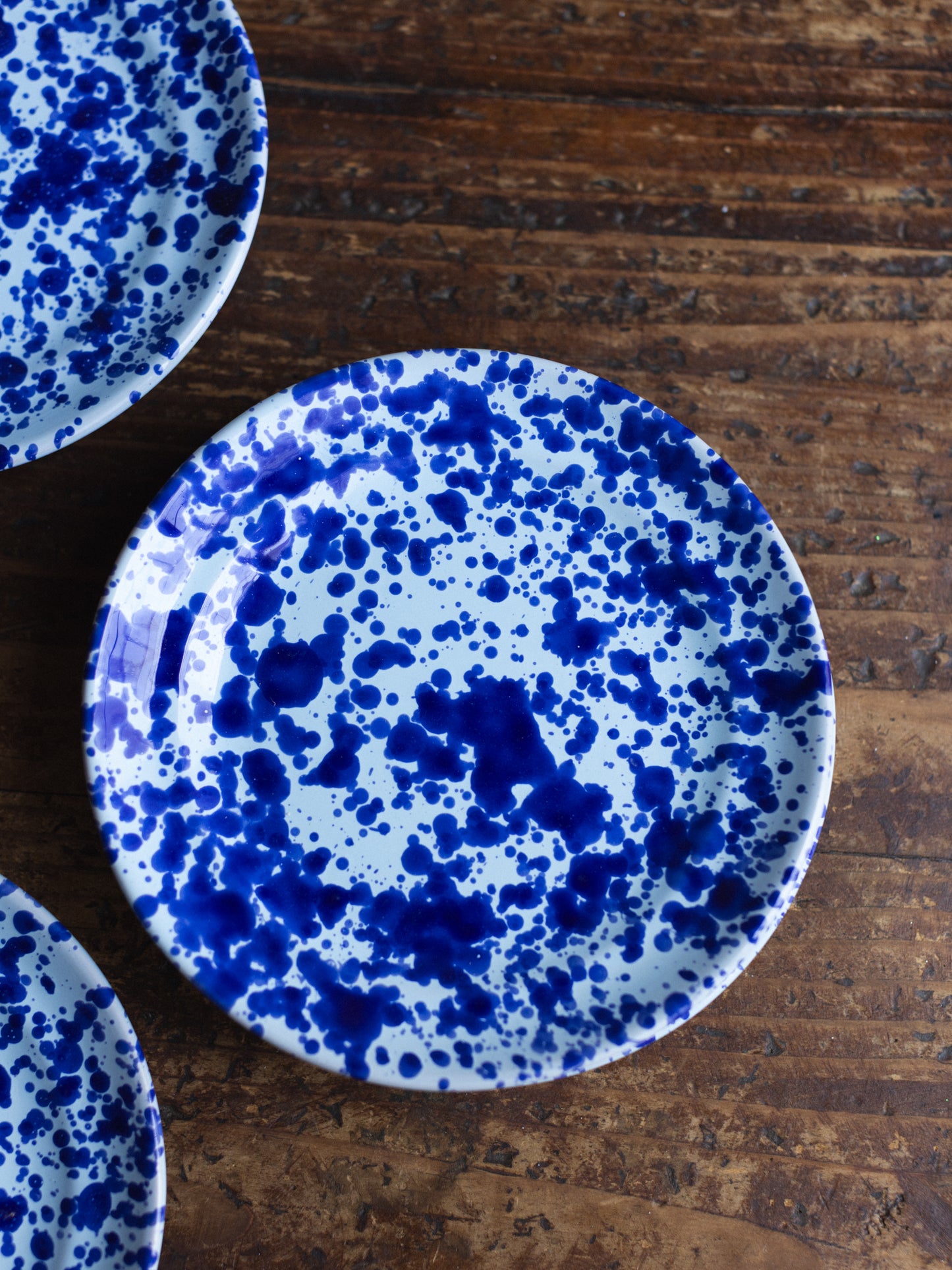 Ceramic Splatter Dinner Plate
