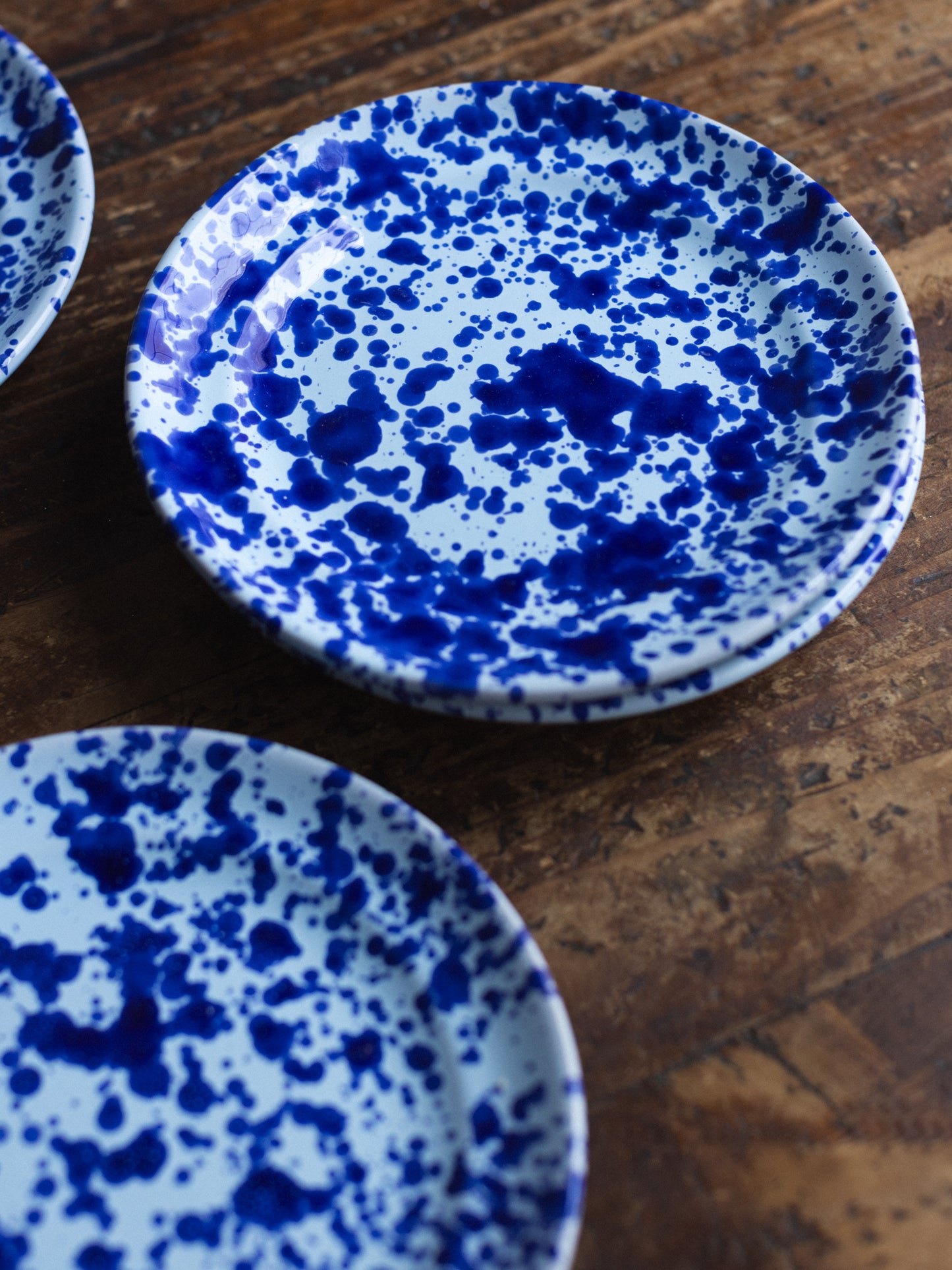 Ceramic Splatter Dinner Plate