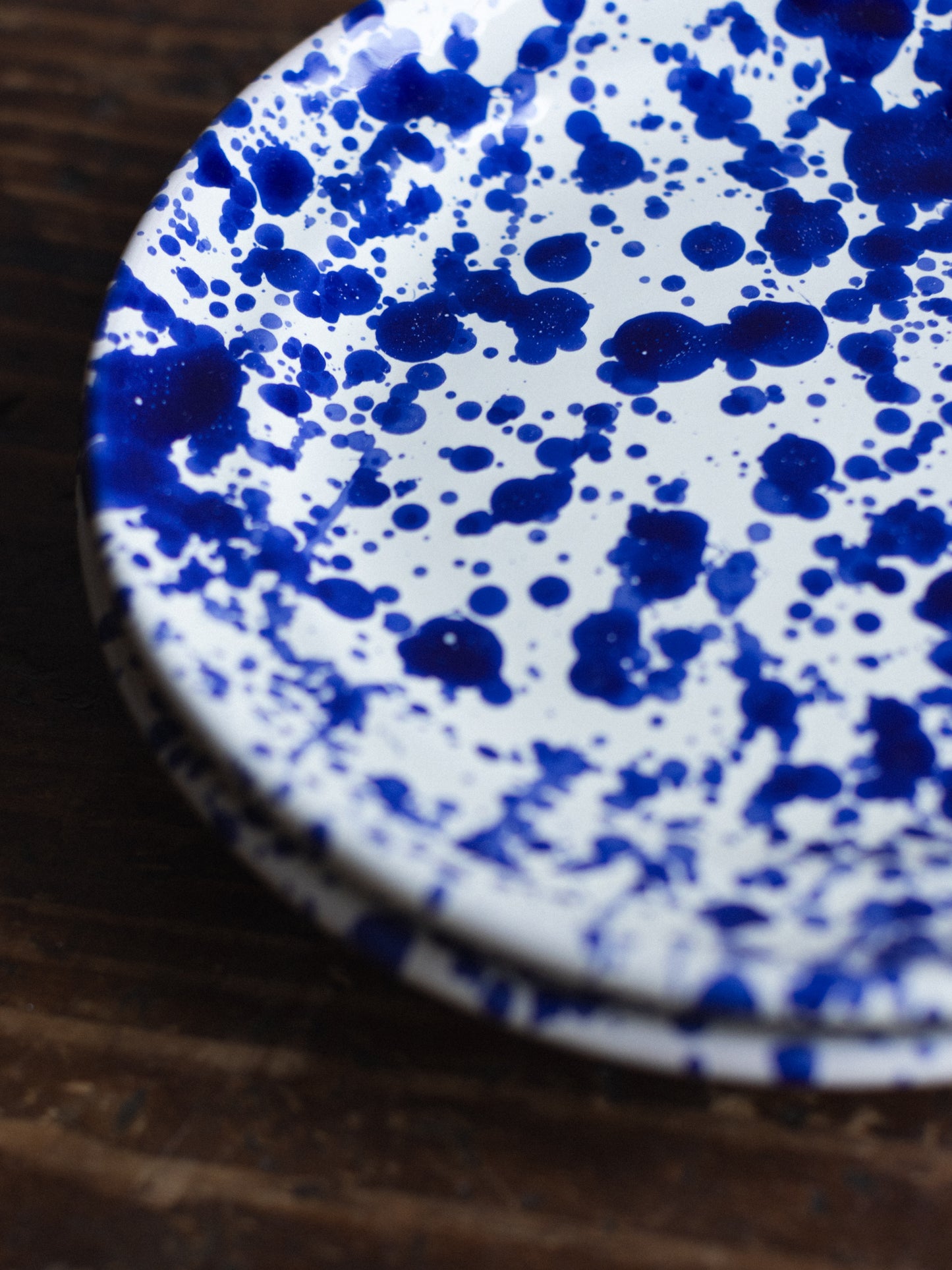 Ceramic Splatter Dinner Plate
