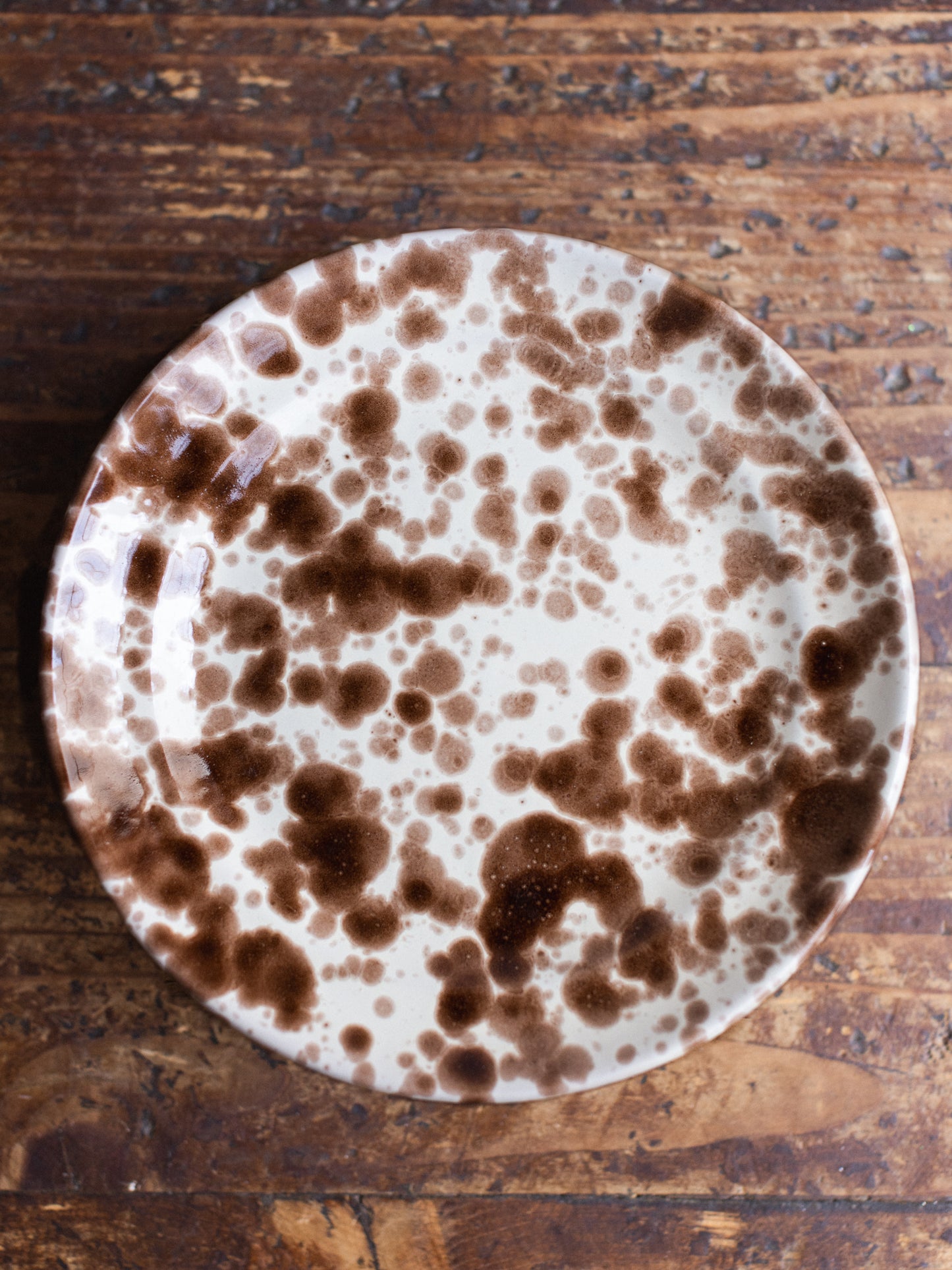 Ceramic Splatter Fruit Plate