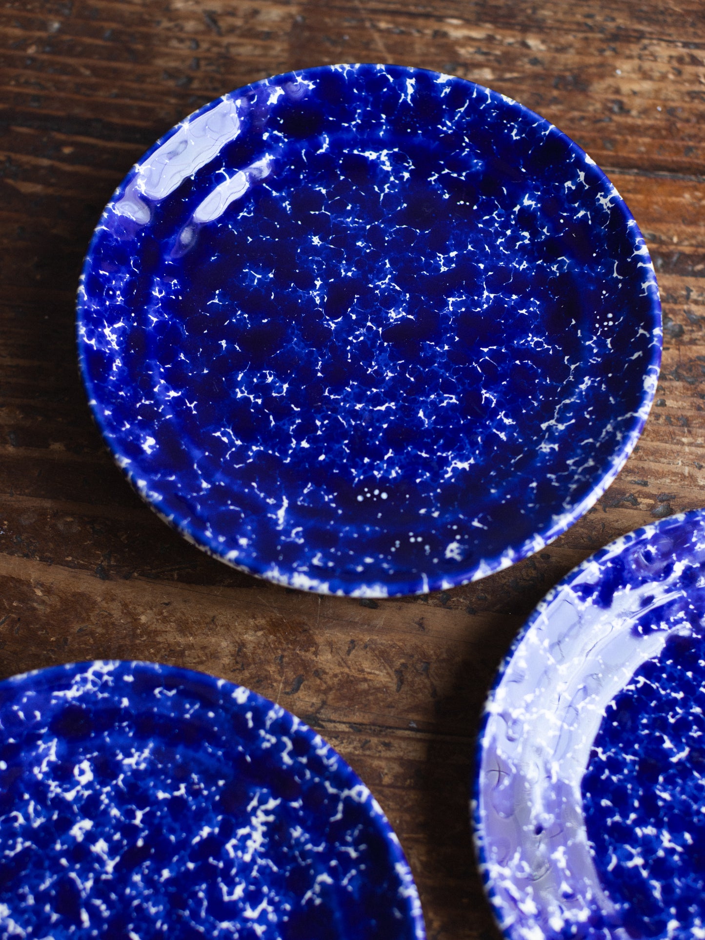 Ceramic Splatter Dinner Plate