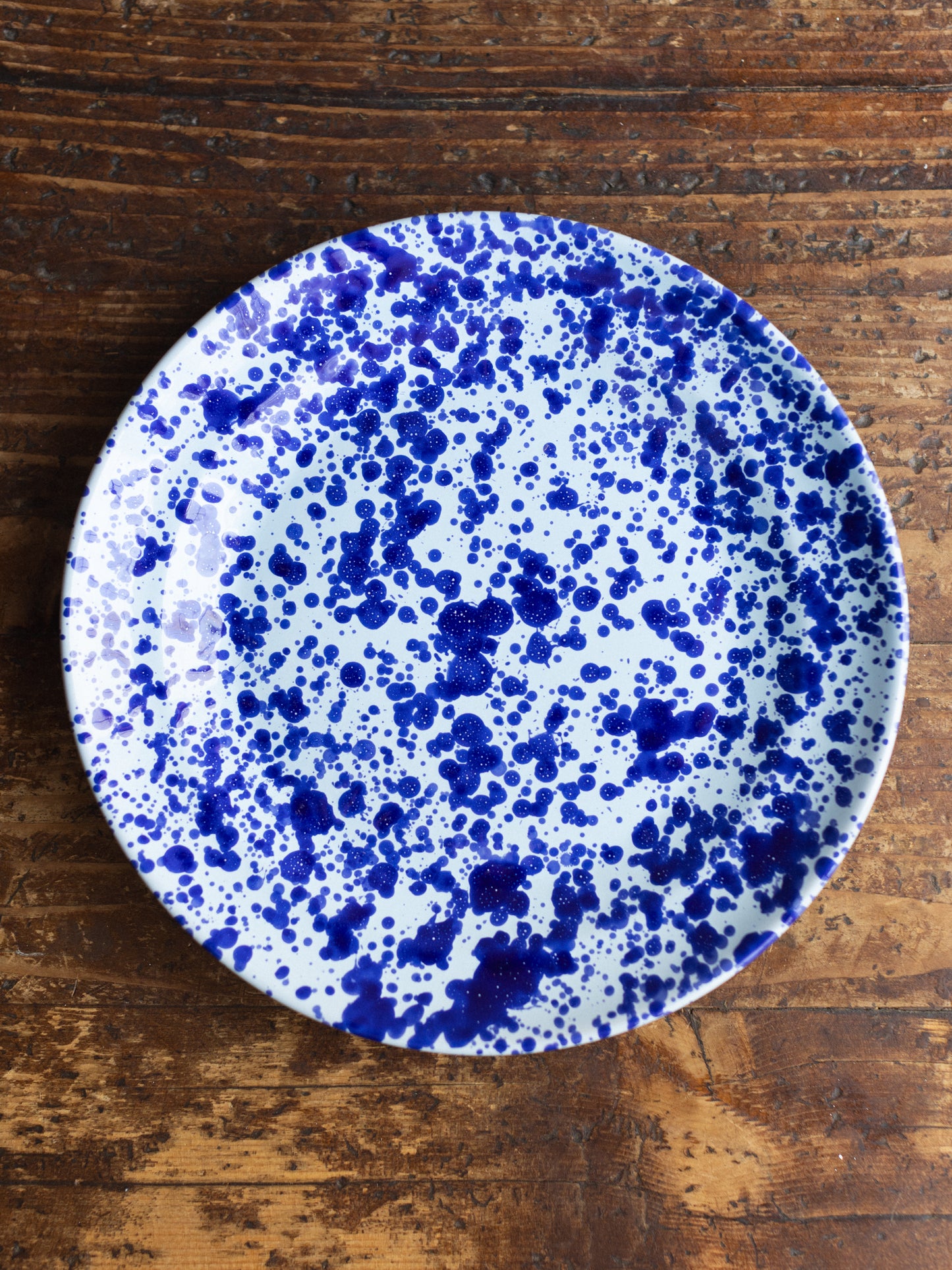 Ceramic Splatter Dinner Plate