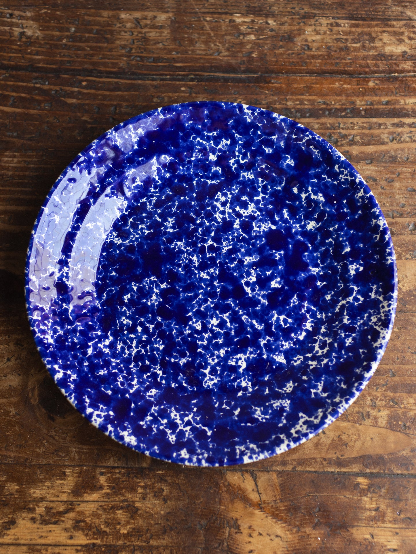 Ceramic Splatter Dinner Plate