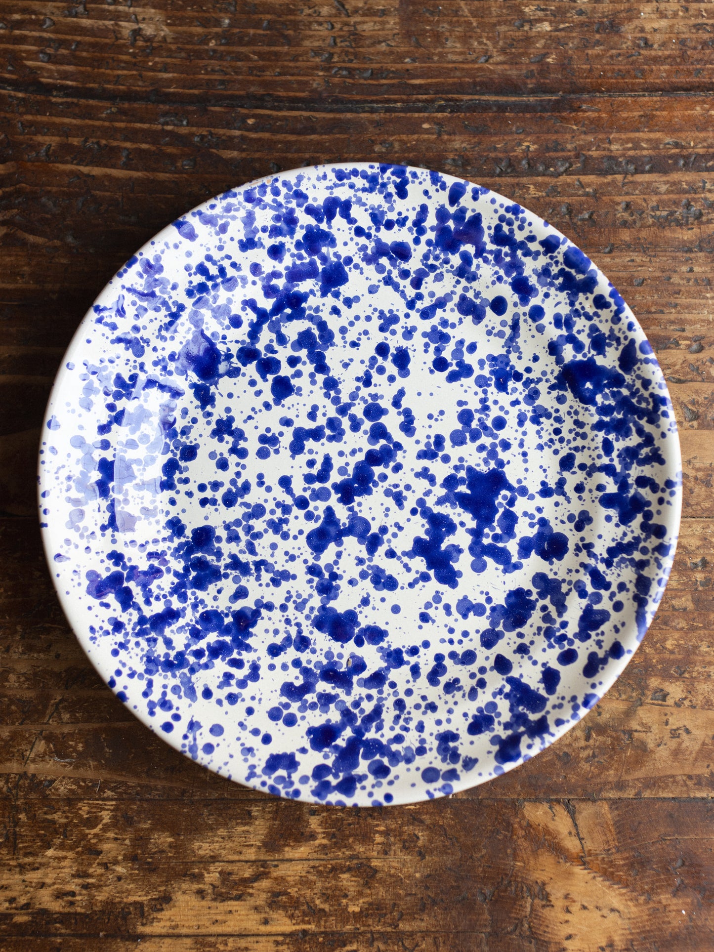 Ceramic Splatter Dinner Plate