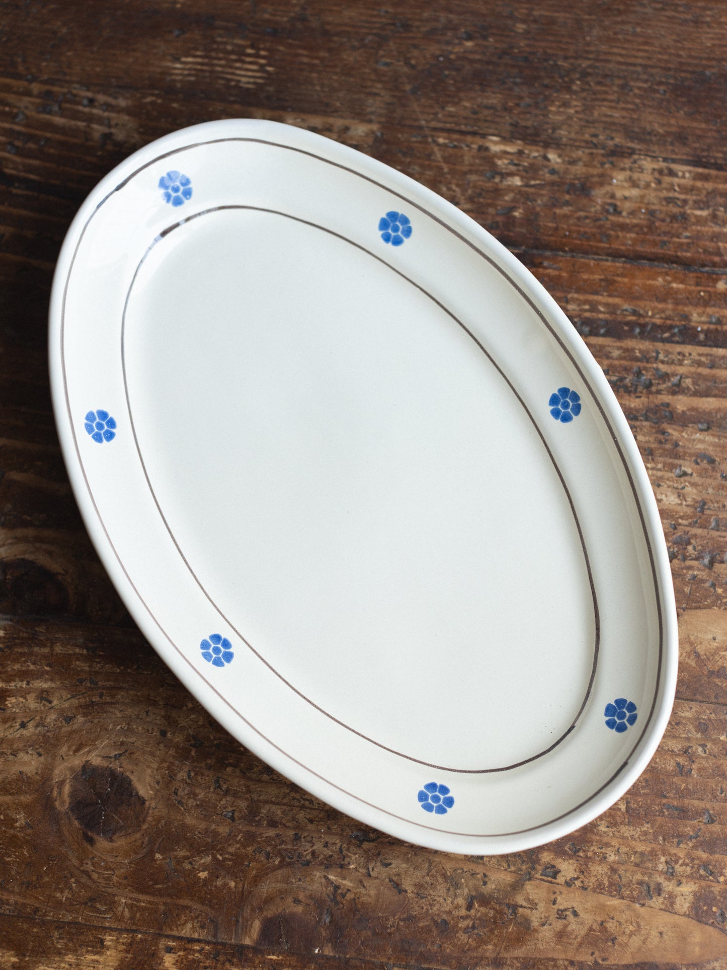 Ceramic Rigo e Stella Medium Oval Plate