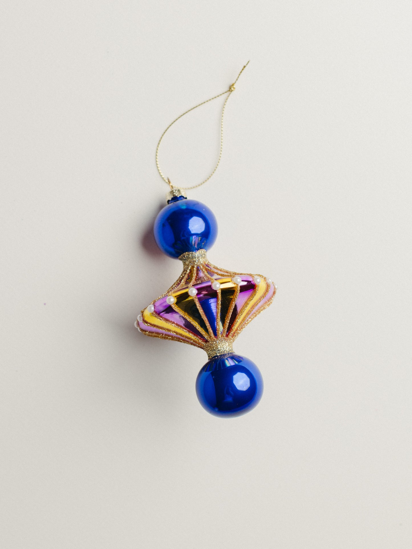 Merry And Bright Spindle Ornament