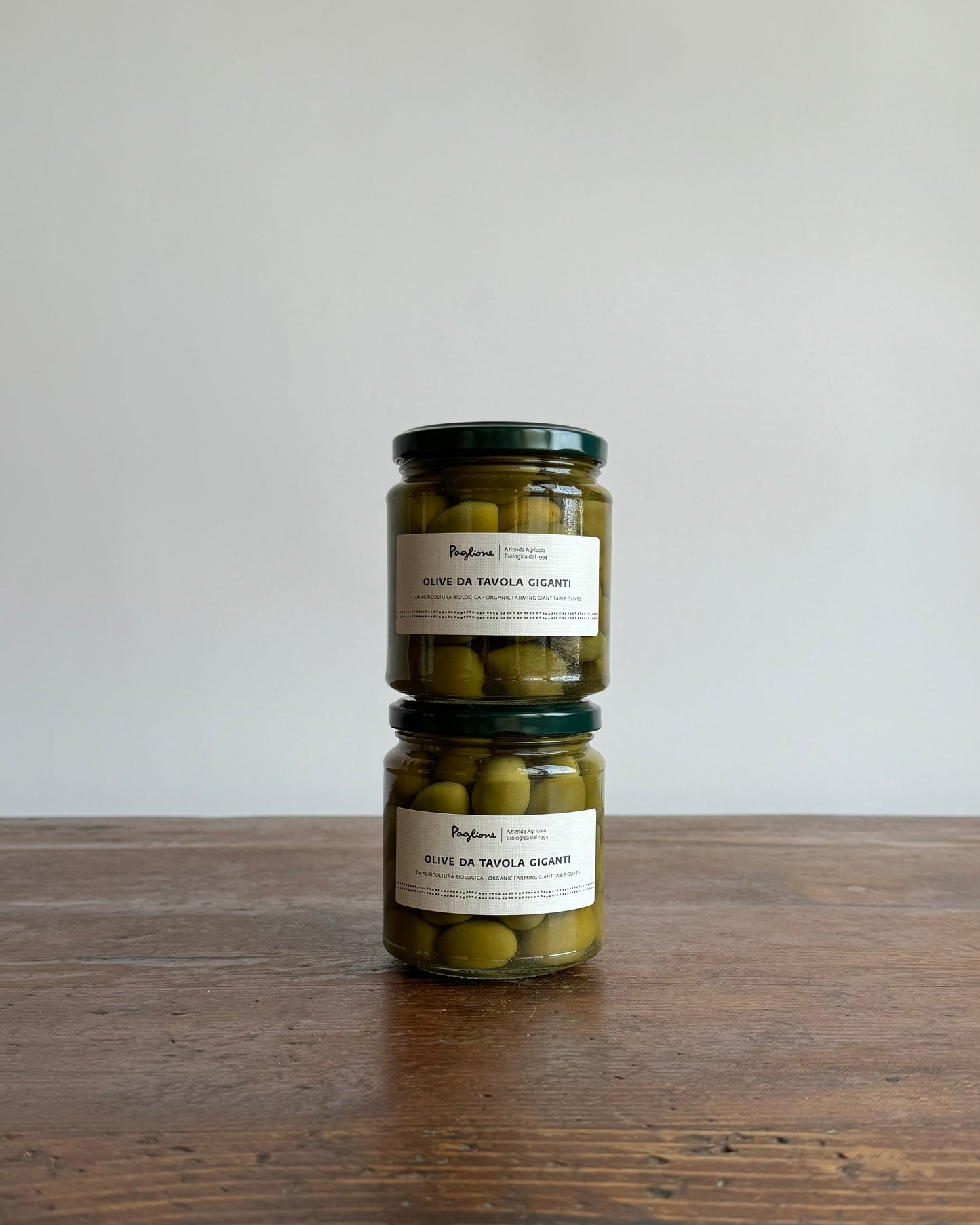 Organic Jumbo Green Table Olives by Agricola Paglione