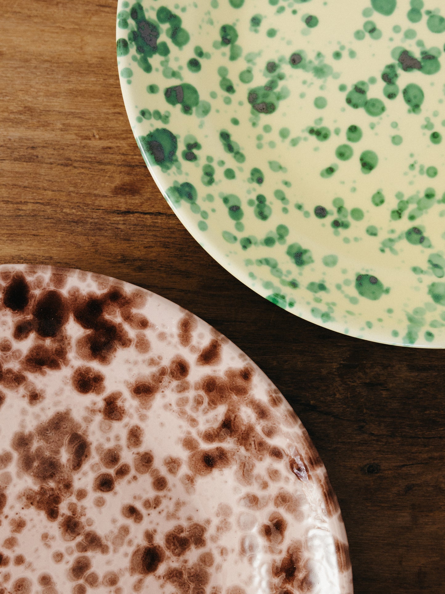 Ceramic Splatter Dinner Plate