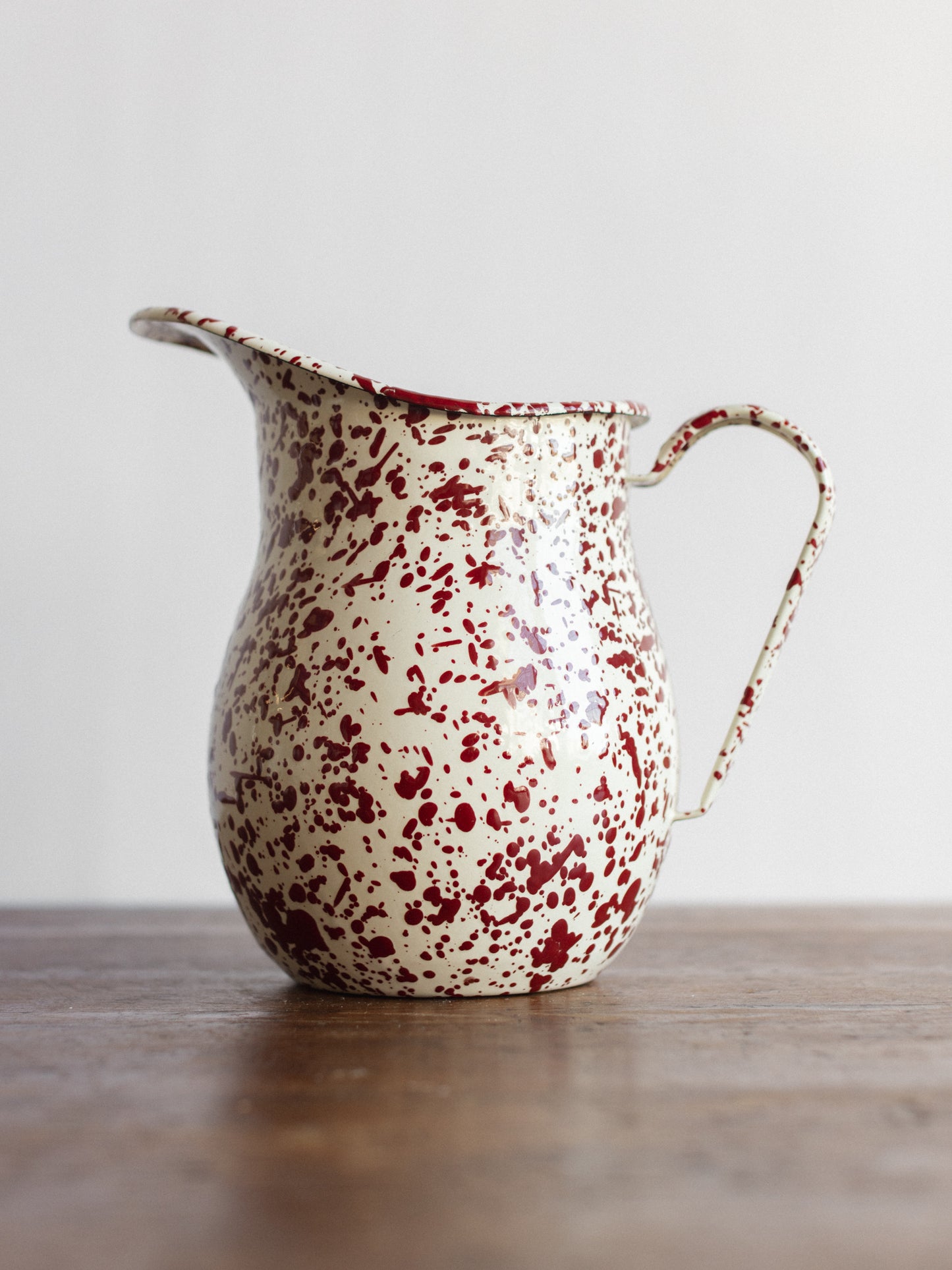 Enamel Splatter Large Pitcher