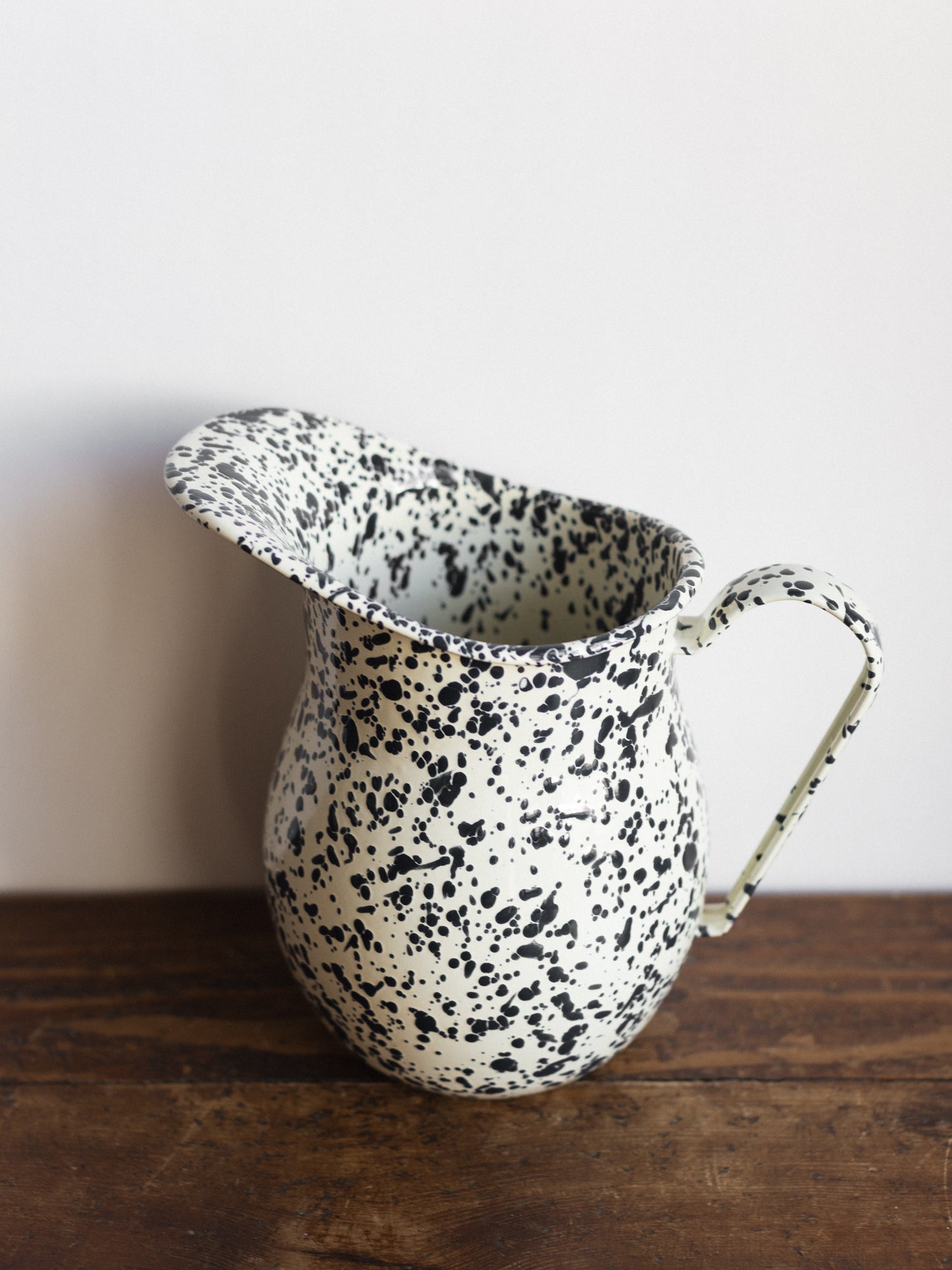 Enamel Splatter Large Pitcher
