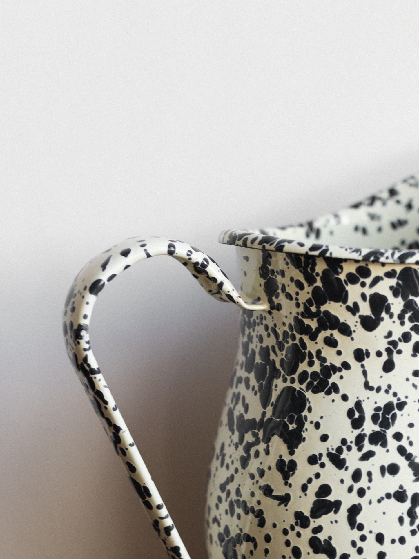 Enamel Splatter Large Pitcher