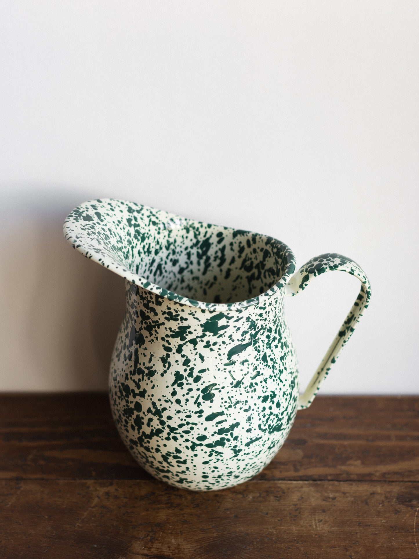 Enamel Splatter Large Pitcher
