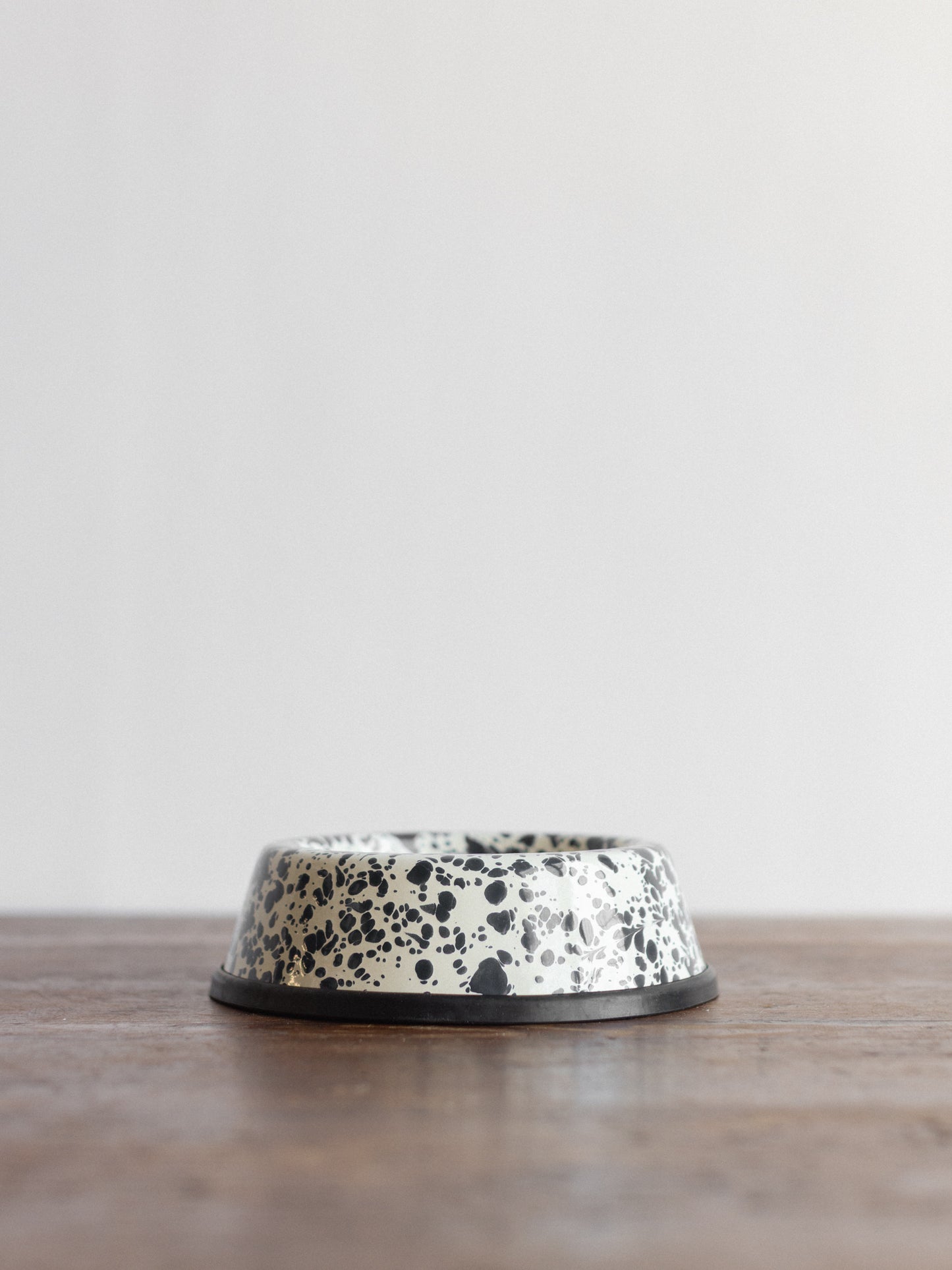 Enamel Splatter Pet Bowl