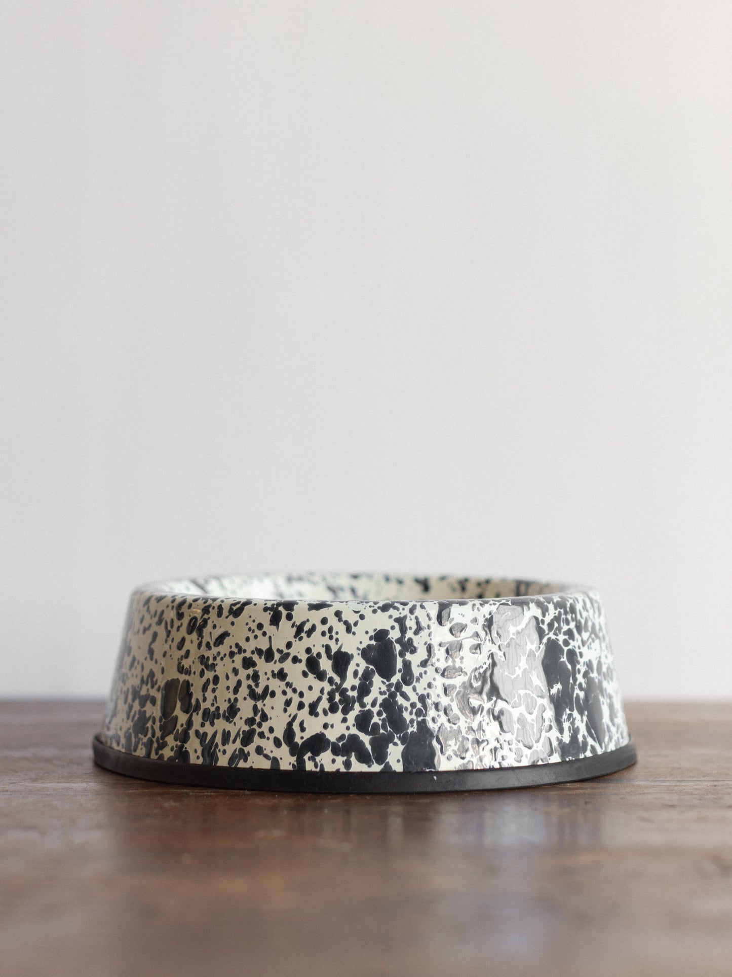 Enamel Splatter Pet Bowl