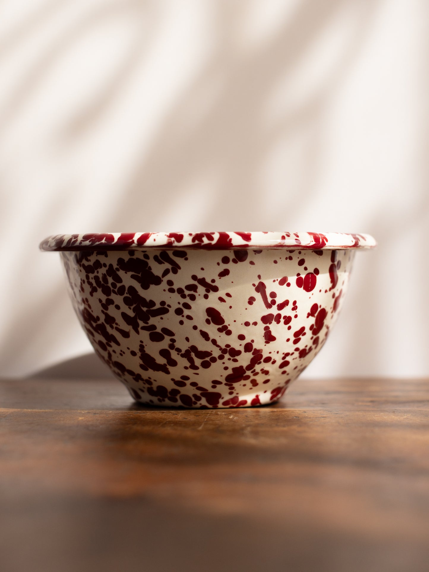 Enamel Splatter Small Footed Bowl