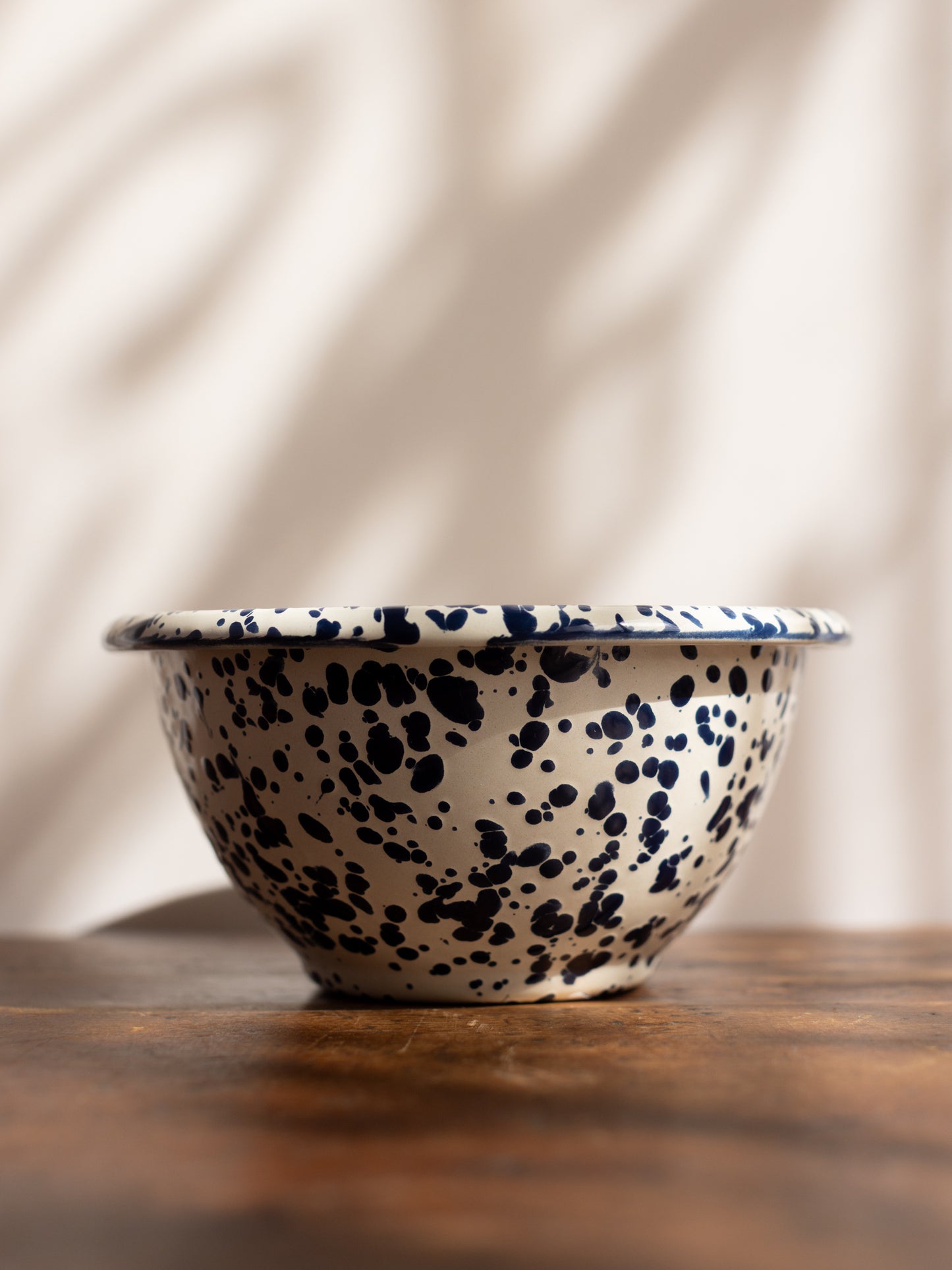Enamel Splatter Small Footed Bowl