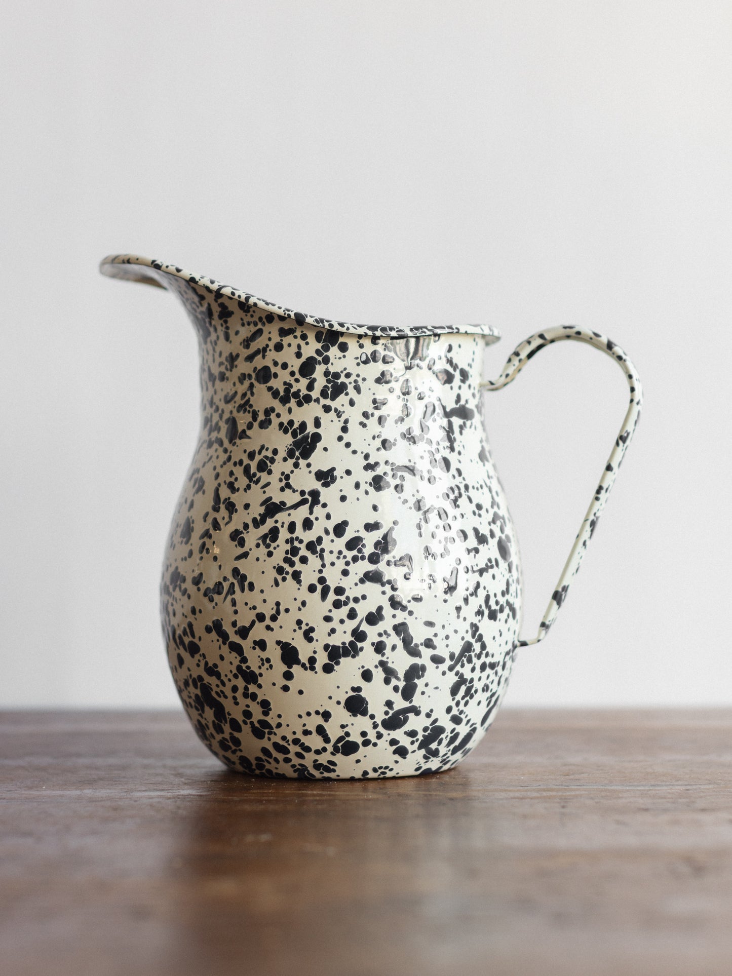 Enamel Splatter Large Pitcher
