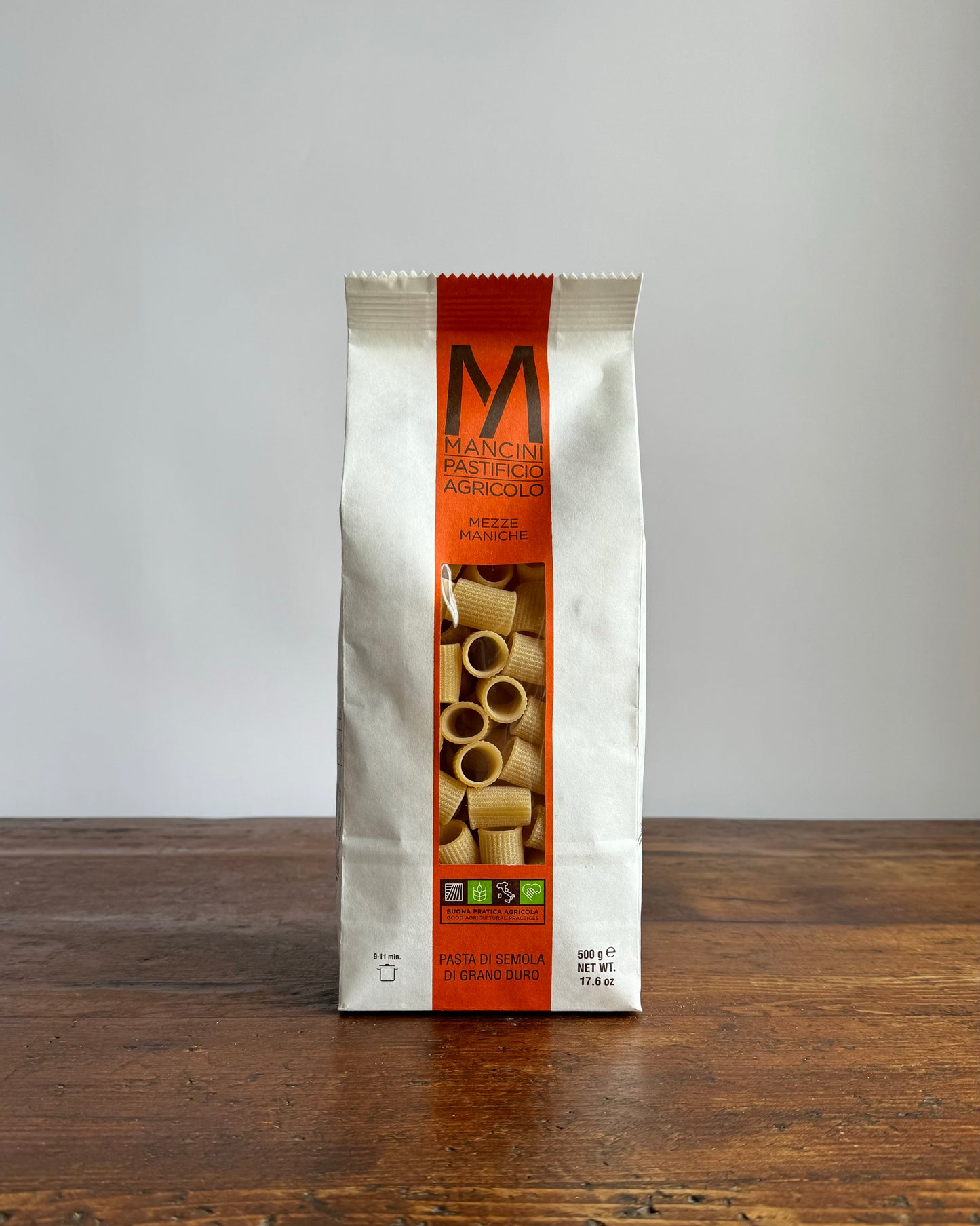 Mancini Mezze Maniche Pasta