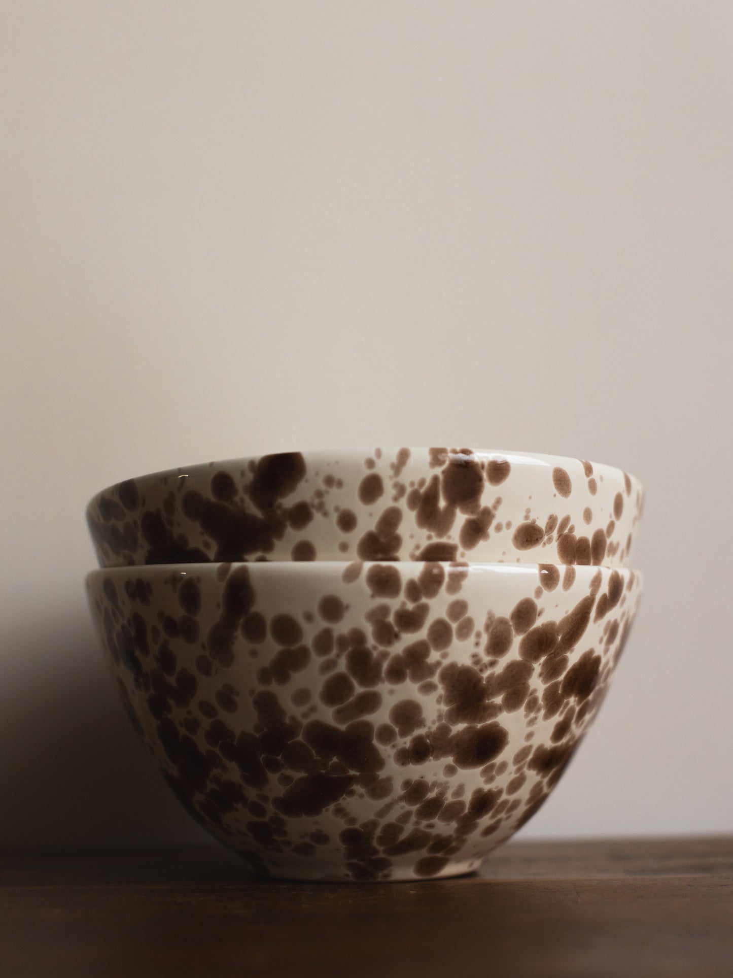 Ceramic Splatter Cereal Bowl