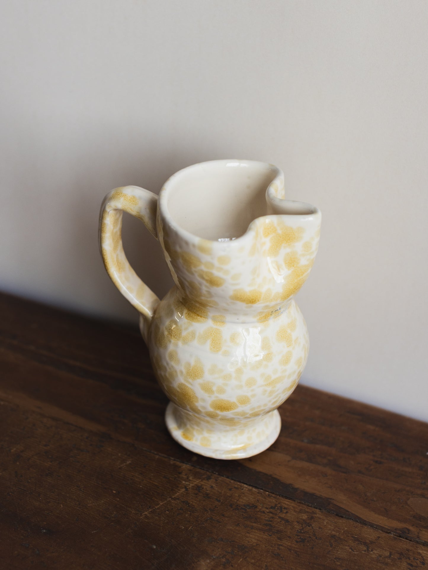 Ceramic Splatter Pitcher