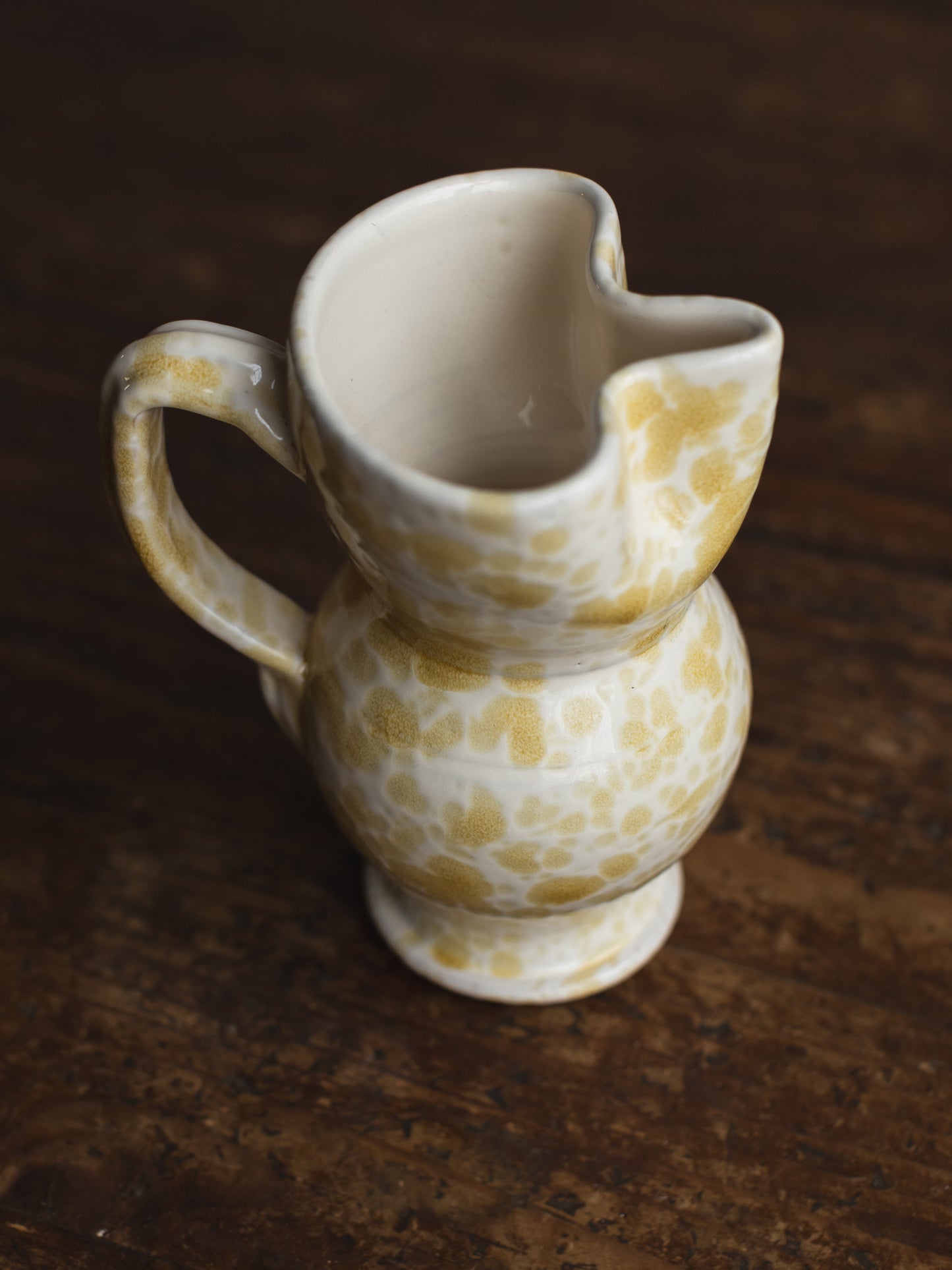Ceramic Splatter Pitcher
