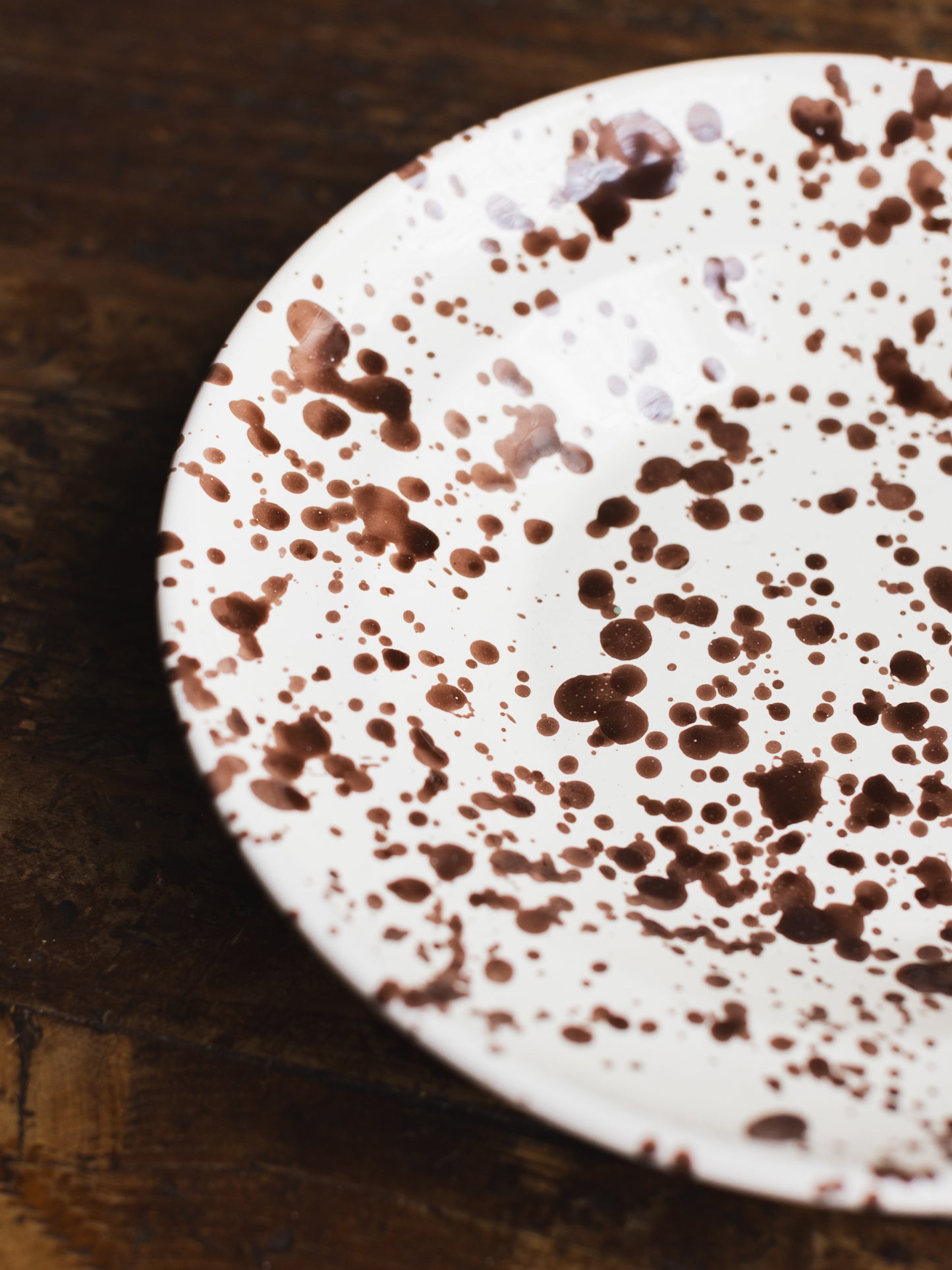 Ceramic Splatter Soup/Pasta Plate