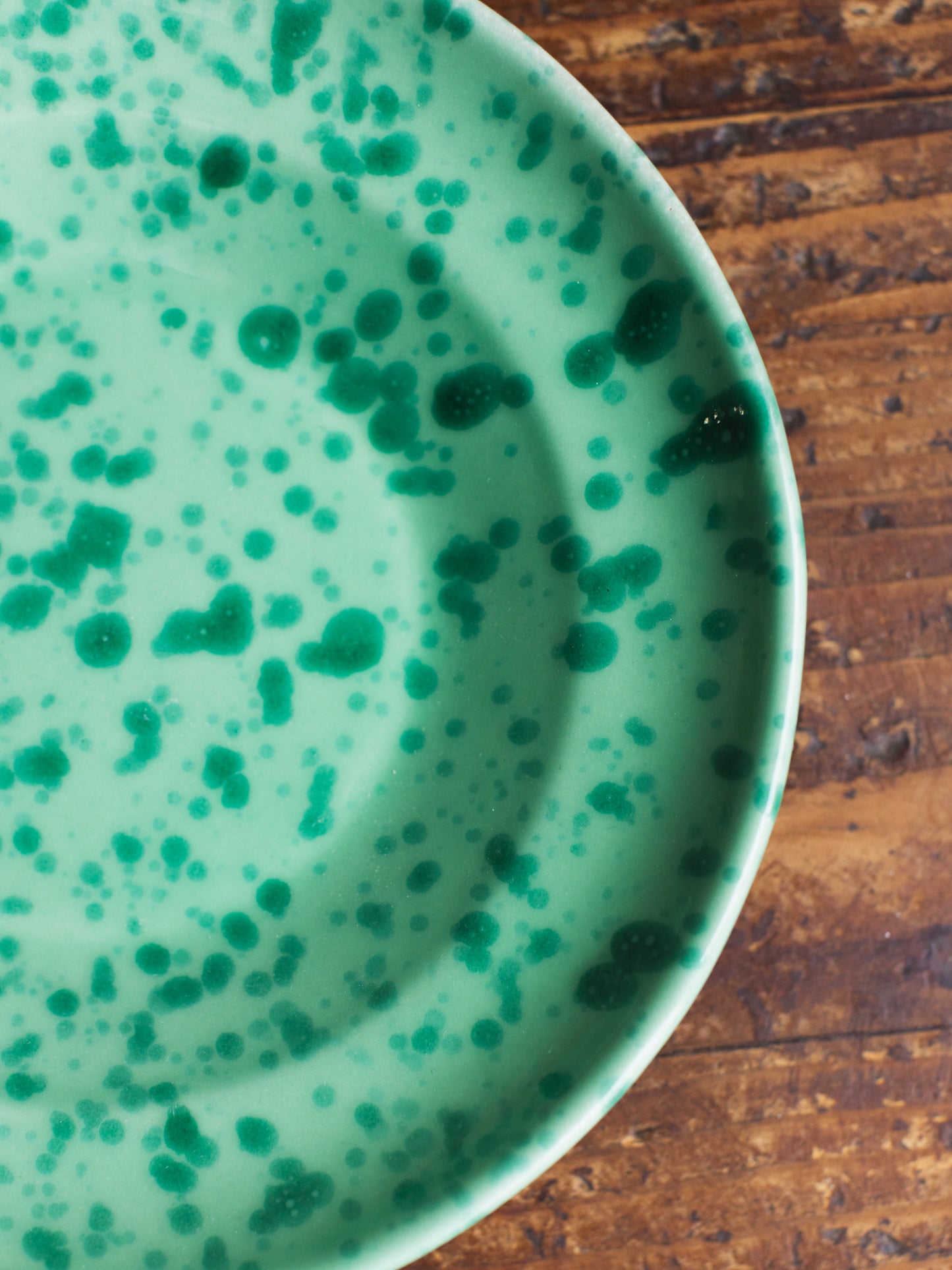 Ceramic Splatter Soup/Pasta Plate