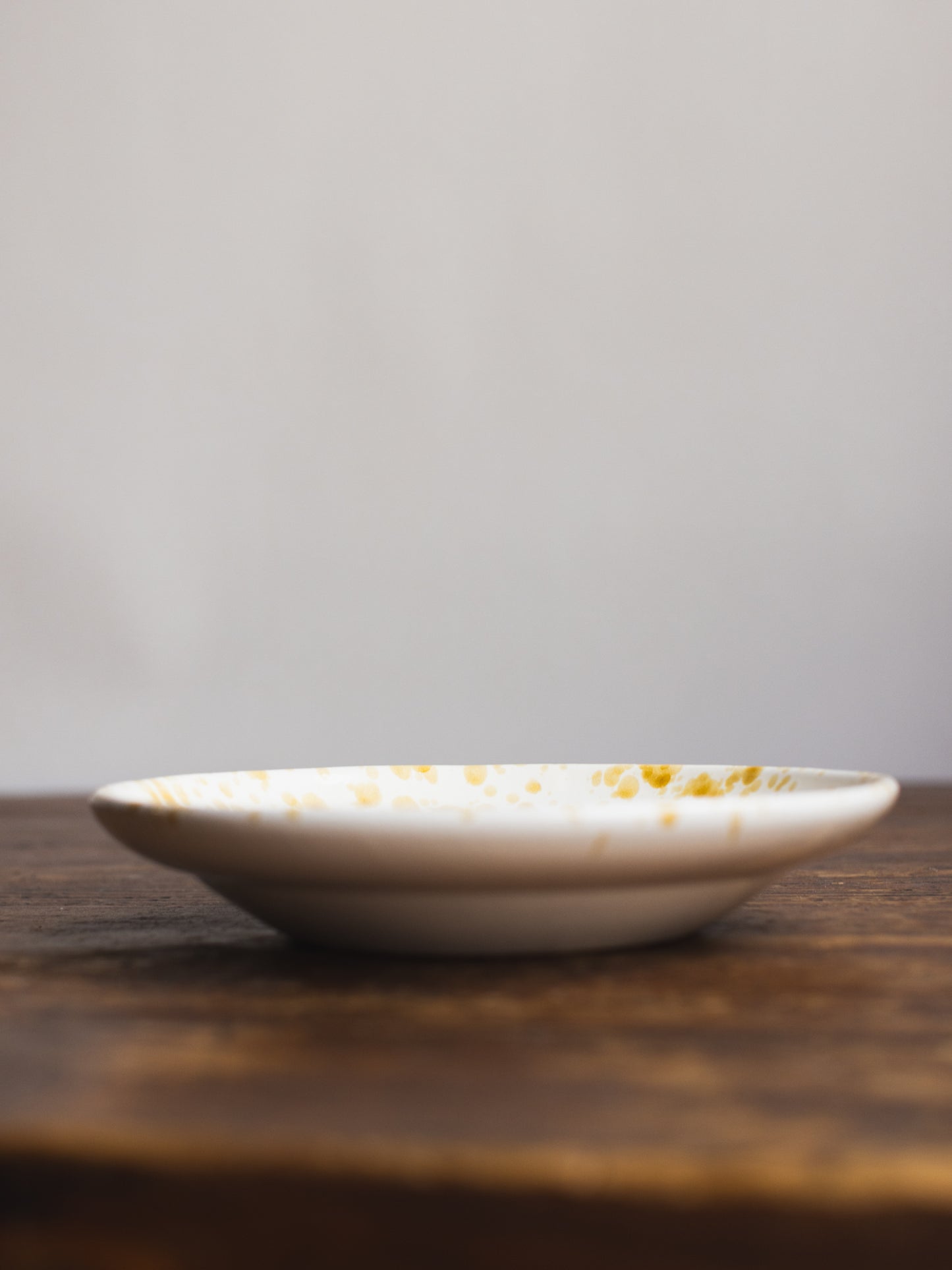 Ceramic Splatter Soup/Pasta Plate