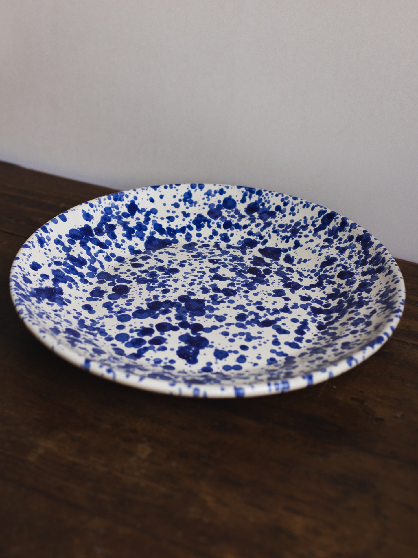 Ceramic Splatter Dinner Plate