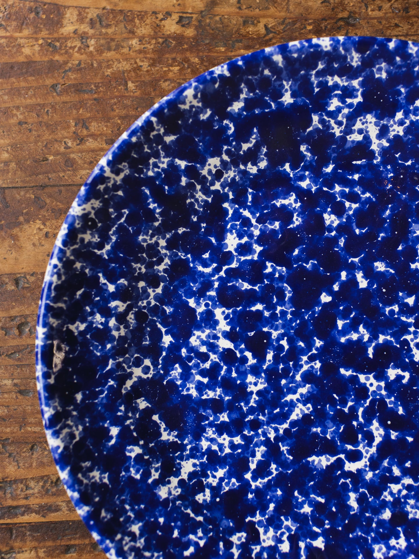 Ceramic Splatter Dinner Plate