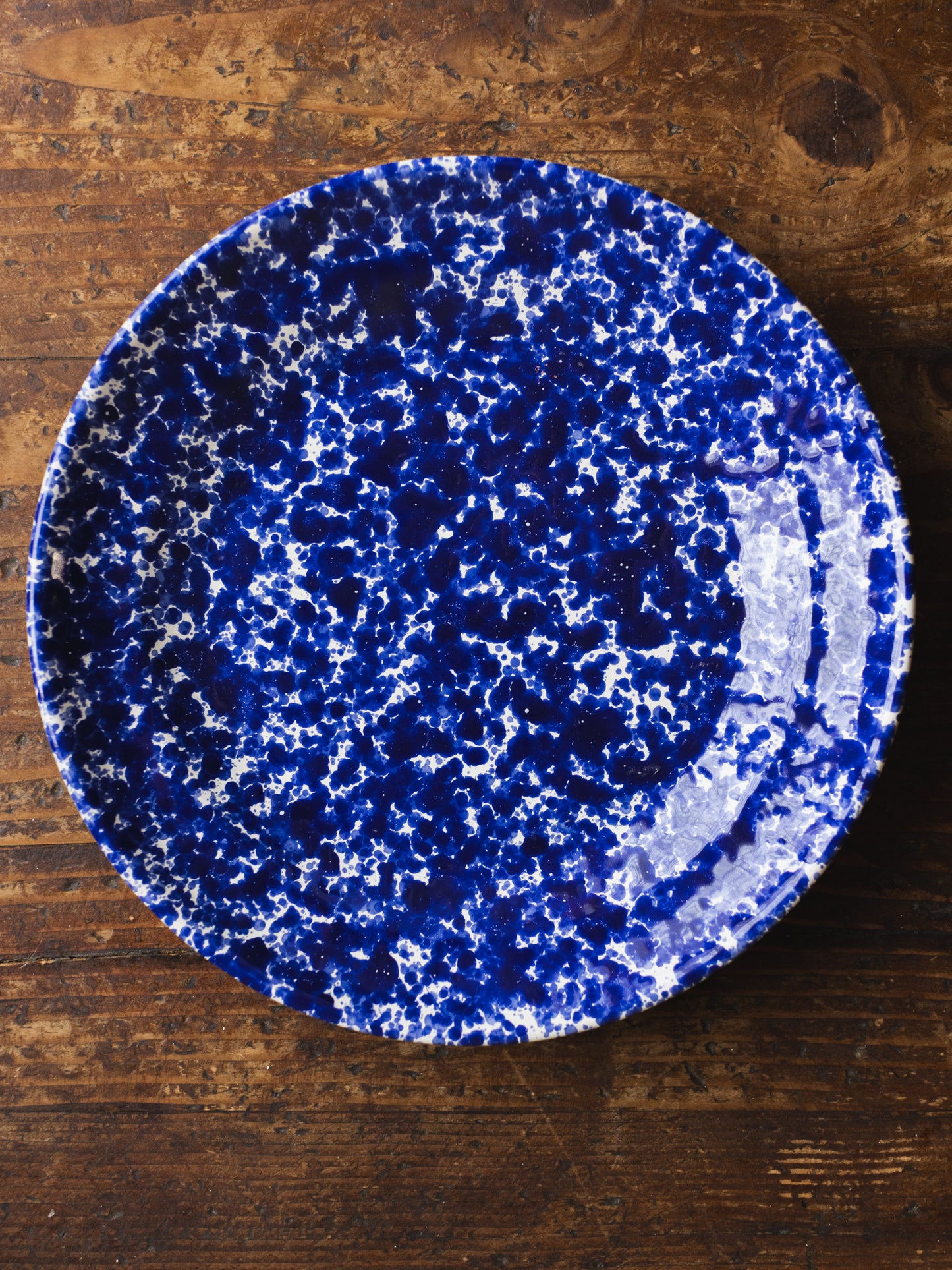 Ceramic Splatter Dinner Plate