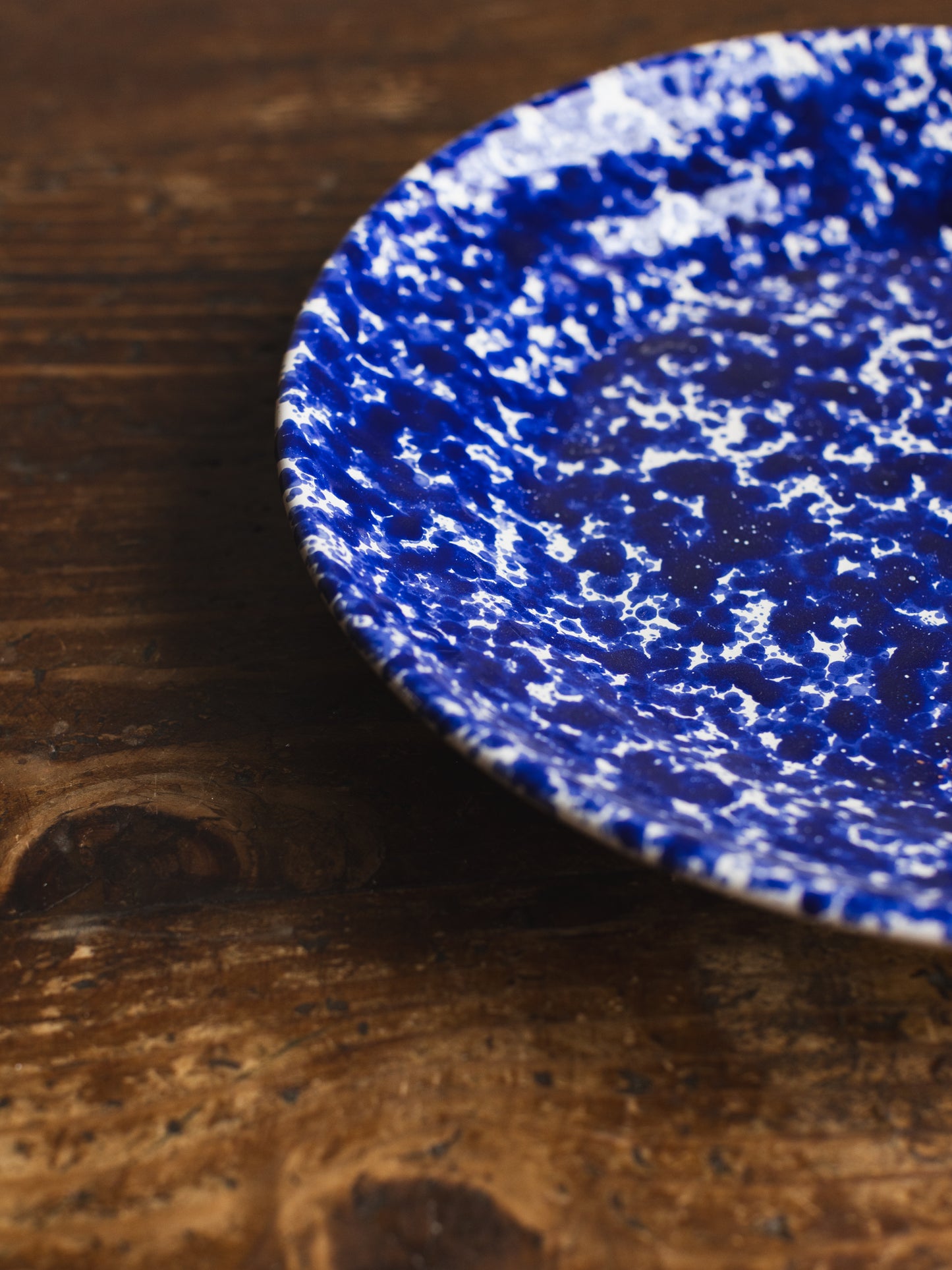 Ceramic Splatter Dinner Plate
