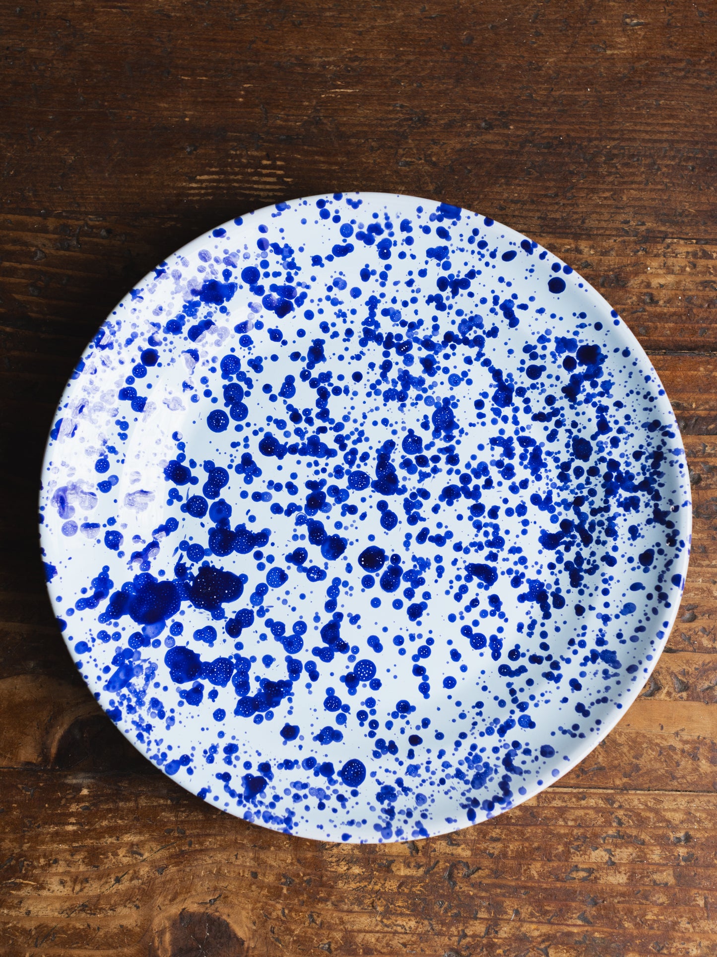 Ceramic Splatter Dinner Plate